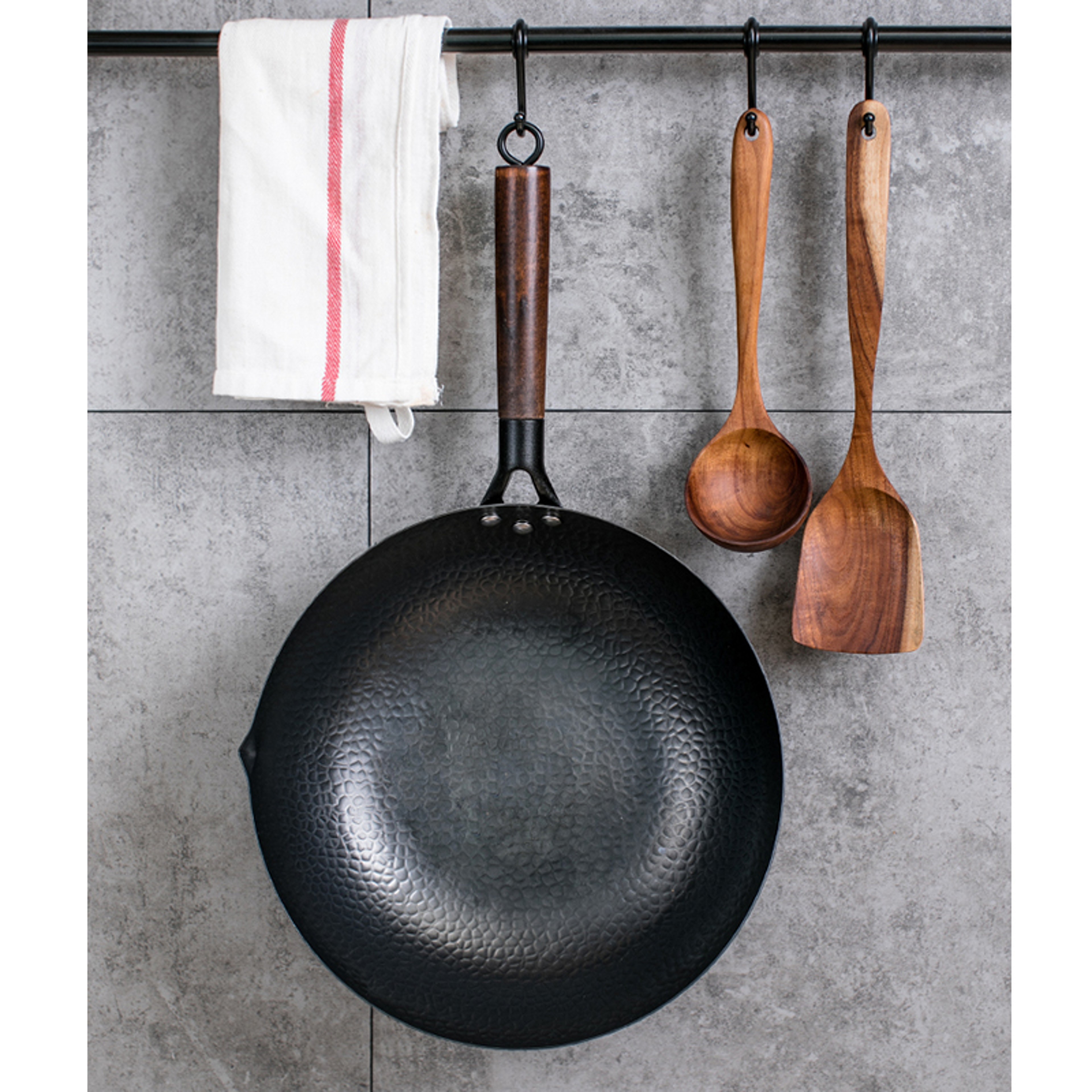 Pure Iron Wok Cast Iron Pan Noncoated Pot Gas And Induction Cooker Wok Cookware Pan For Home Cookin 4