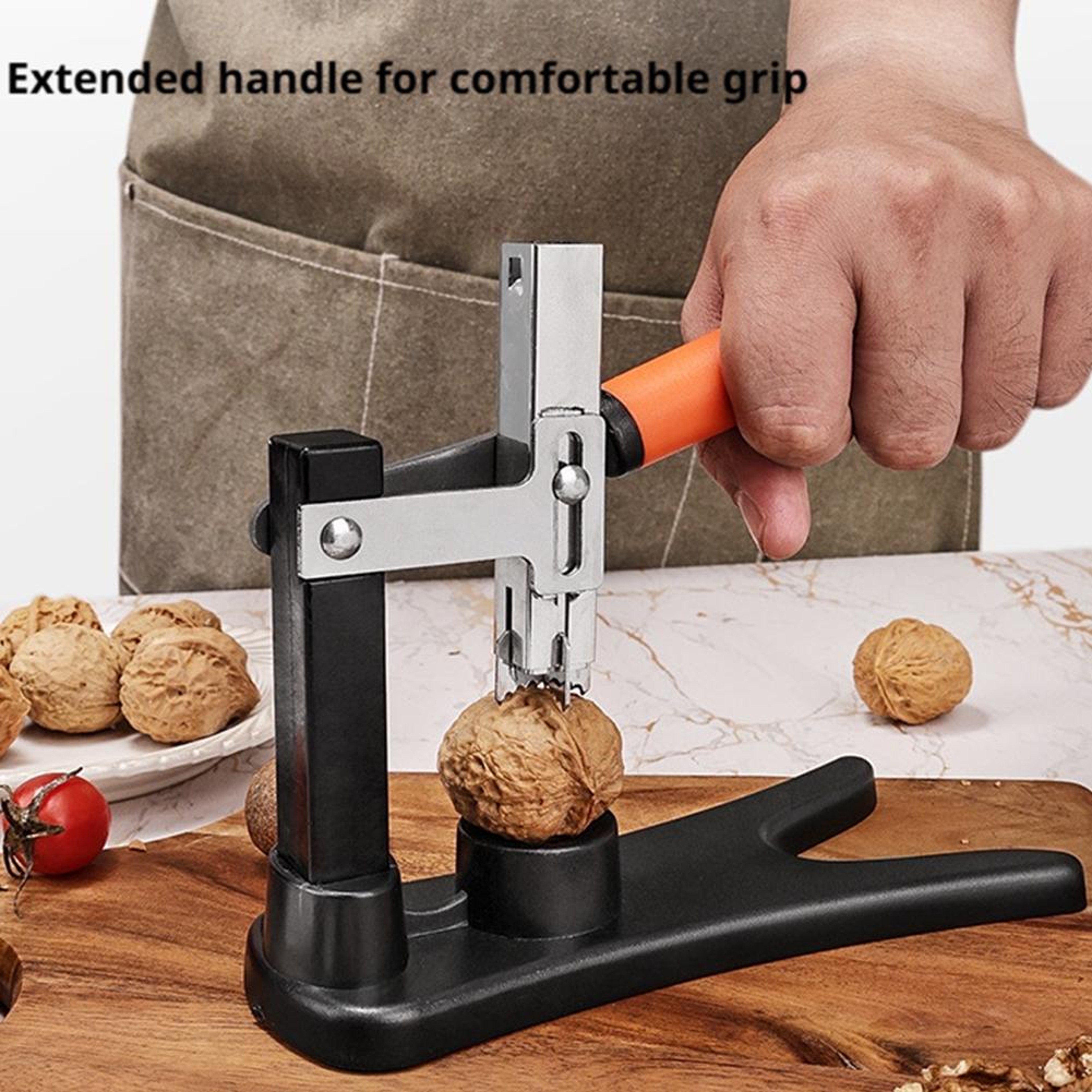 Chestnut Cutter NonSlip Handle Portable Nutcracker For Easy Shelling Cracking  Peeling Nut Sheller  4