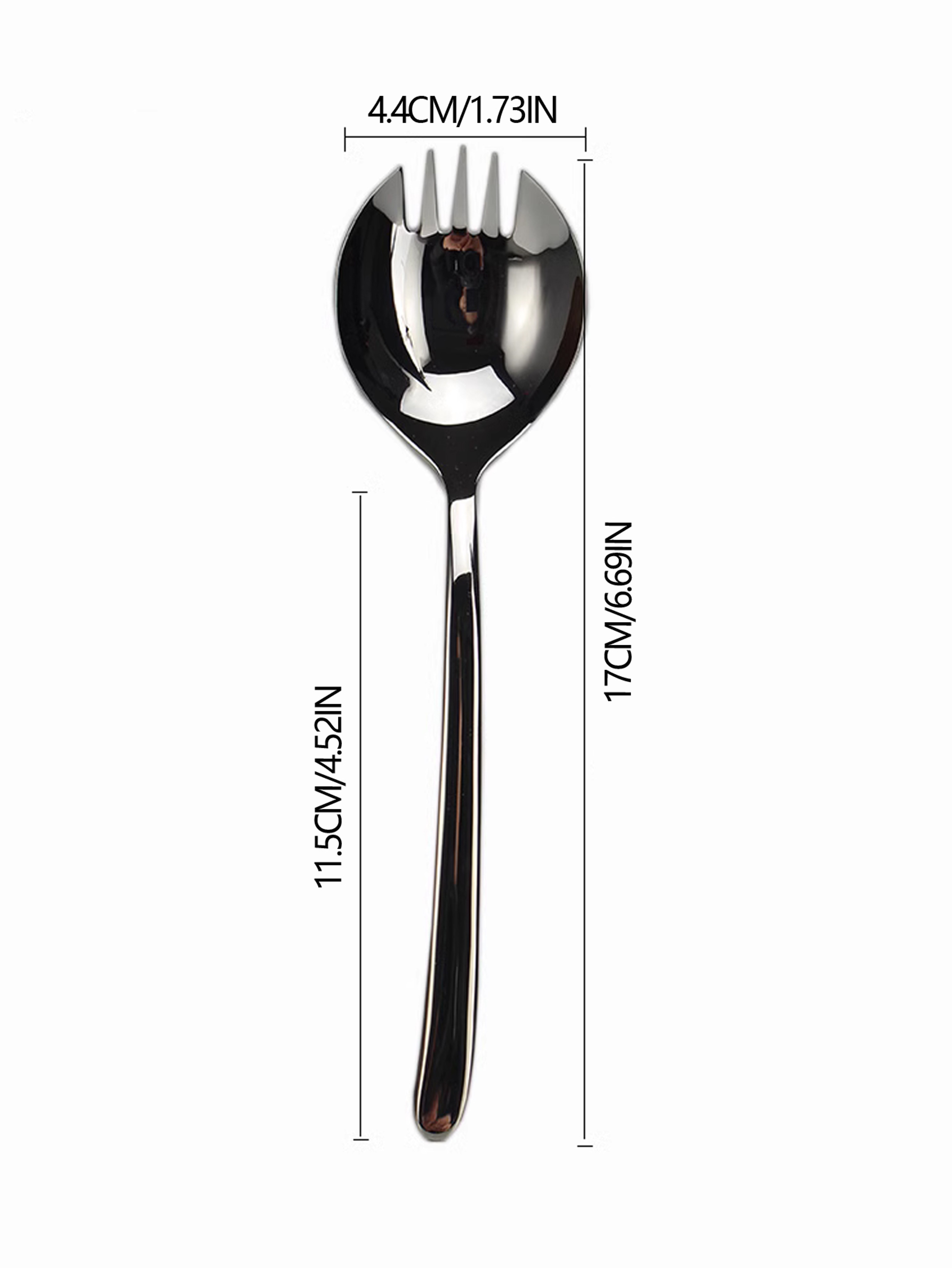 Stainless Steel Salad Forks Stainless Steel Spork Reusable Fork For Fruit Appetizer And Dessert Hou 6