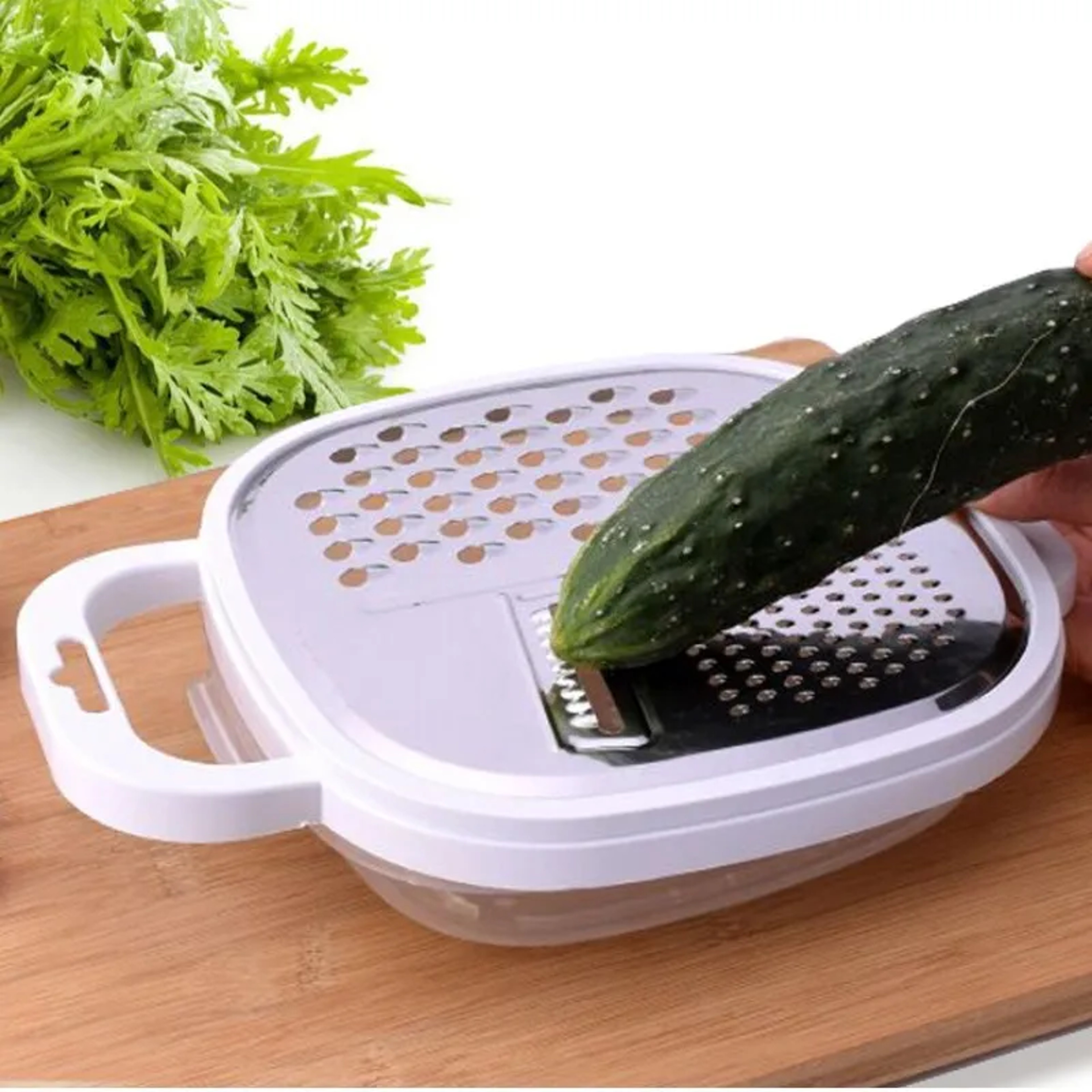 4 in 1 Kitchen Cutter Tool – Manual Vegetable Chopper & Vegetable Slicer with Cheese Grater Multifunction – view 3