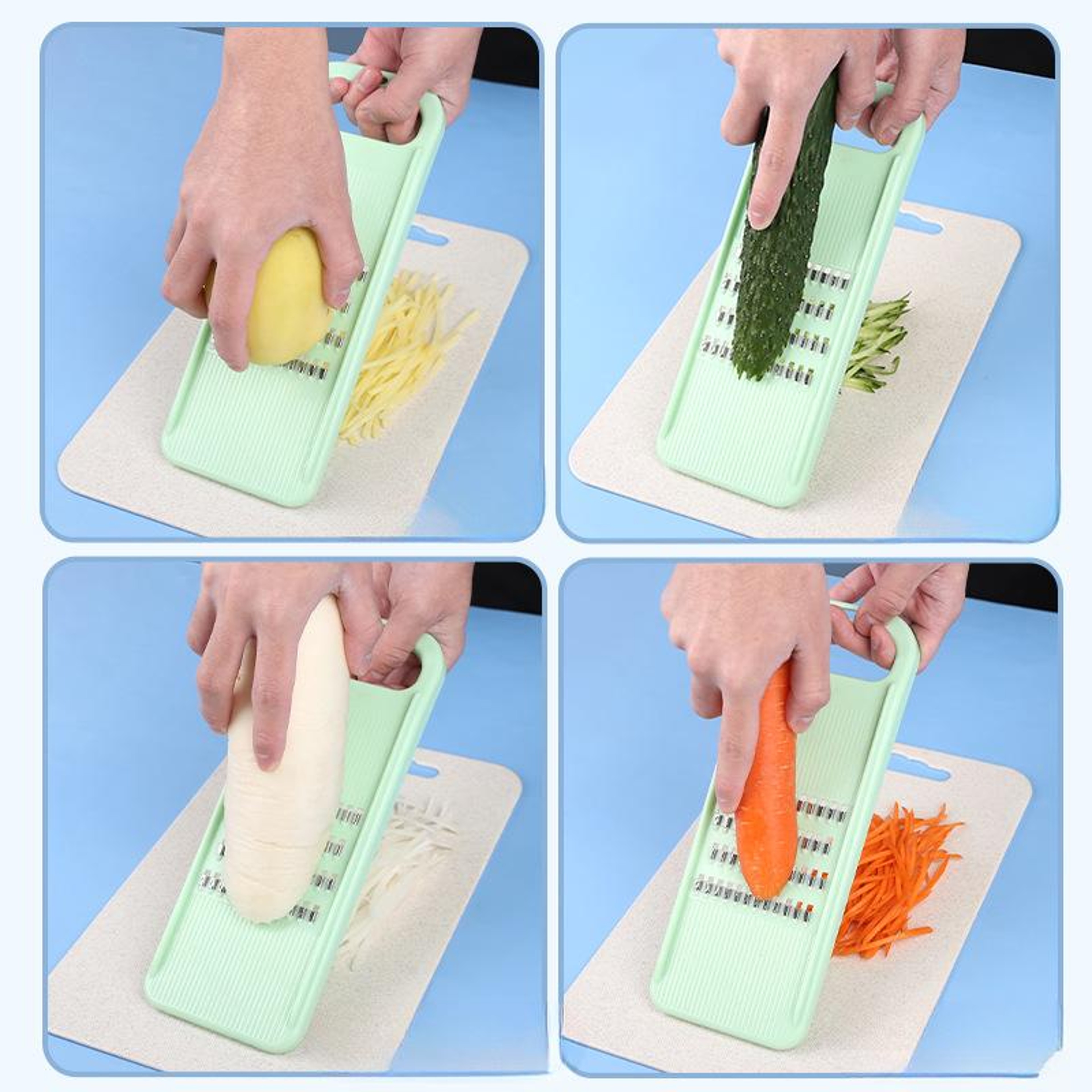 Premium Manual Vegetable Slicer & Grater Easy Carrot Cabbage Slicer & Kitchen Grater Tool for Quick Meal Prep – view 5