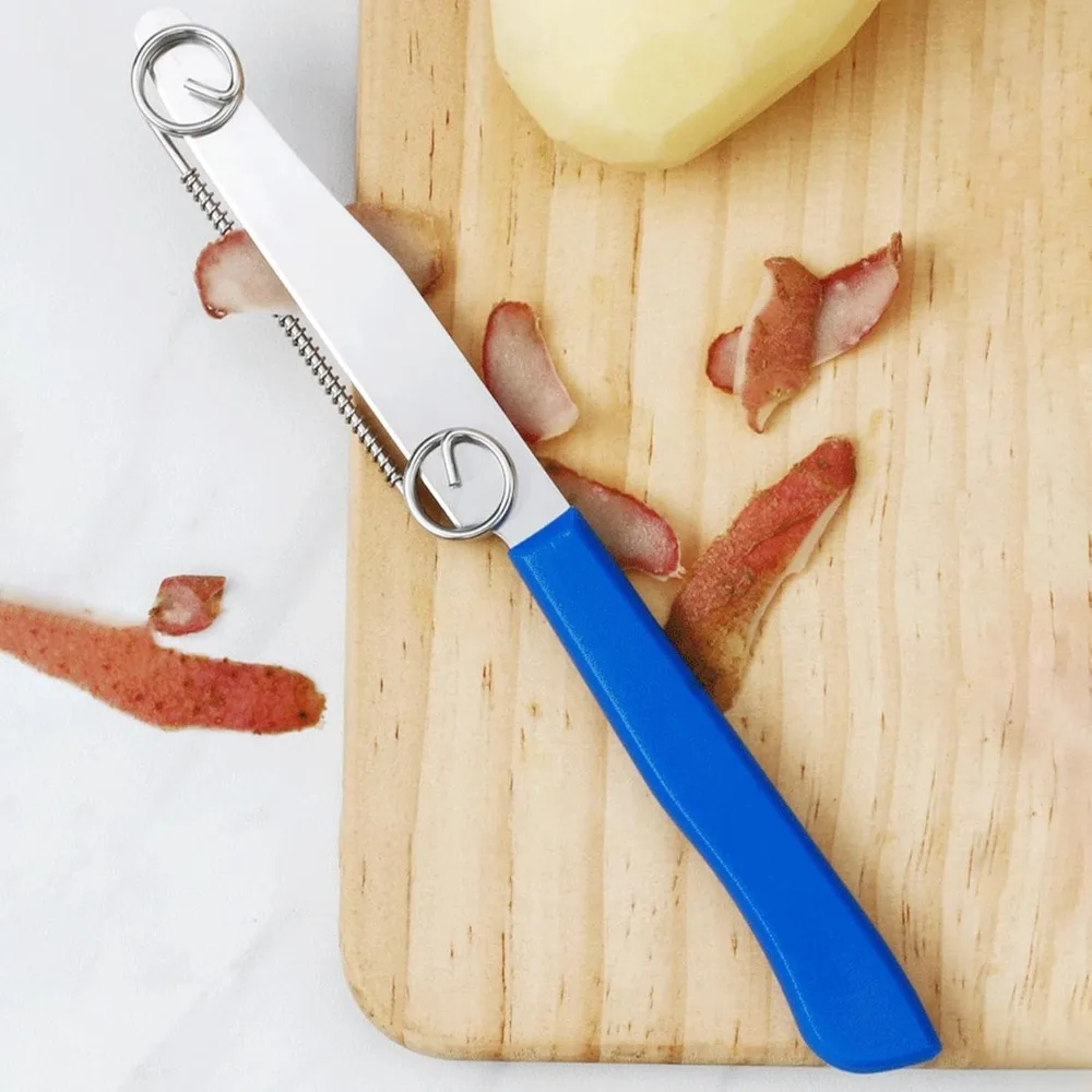 Fruit Peeler Knife Stainless Steel Fruit Knife With Ergonomic Handle Portable Fruit Peeling Tool 4