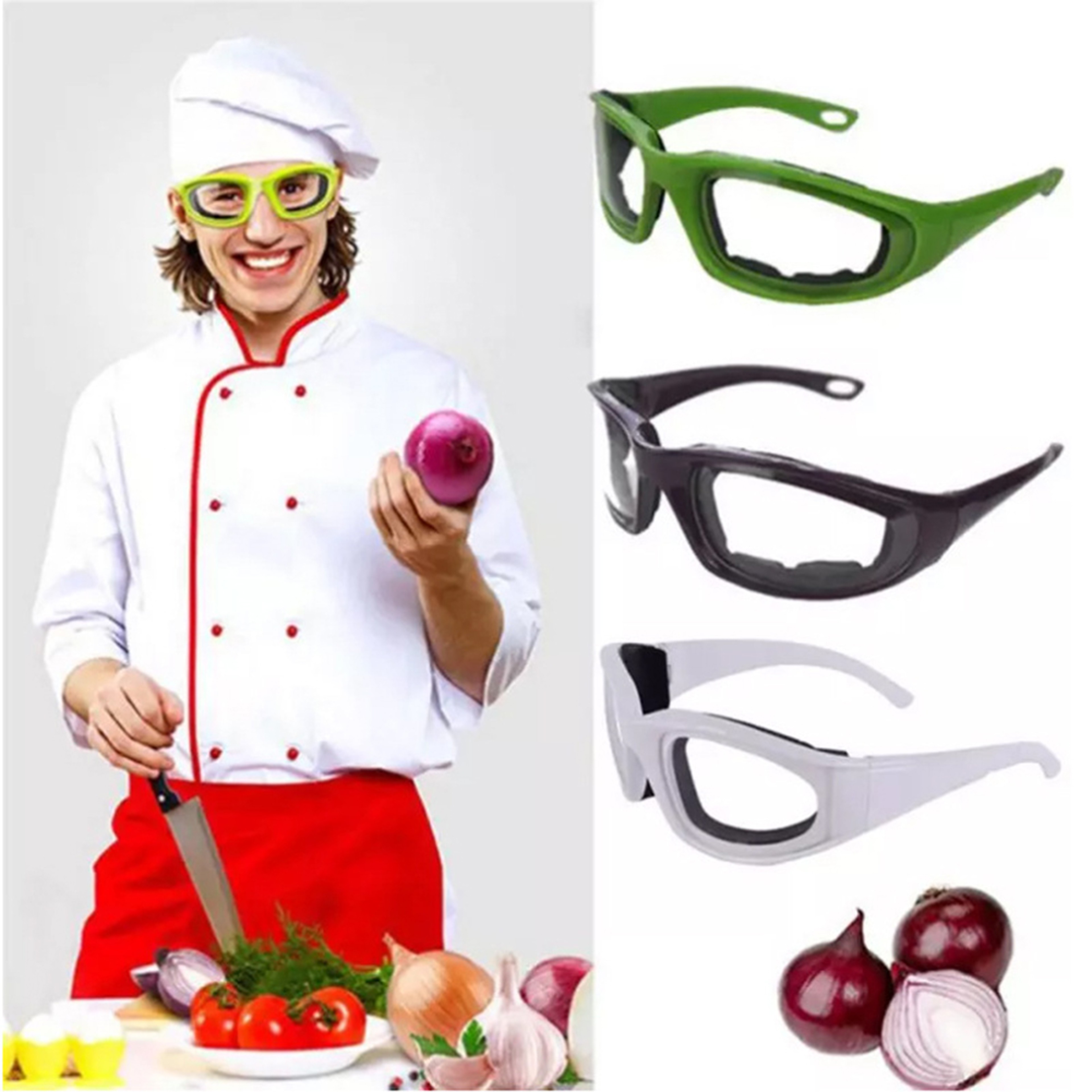 Tear Shield Anti Fog Onion Goggles for Tear Free Kitchen Cutting Protection – view 1