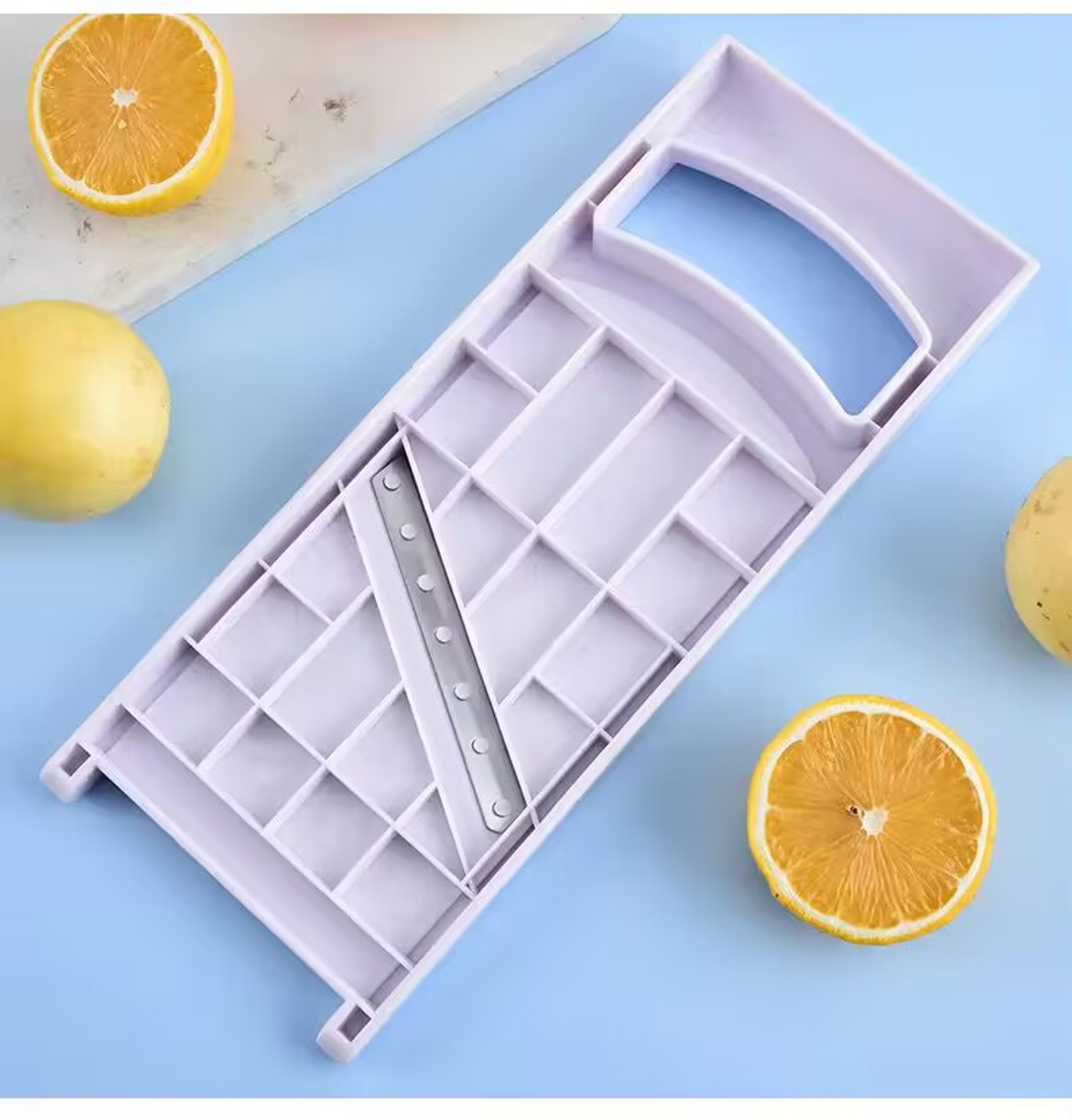 Stainless Steel Potato Slicer  Vegetable Cutter For Fast Even Kitchen Prep 2