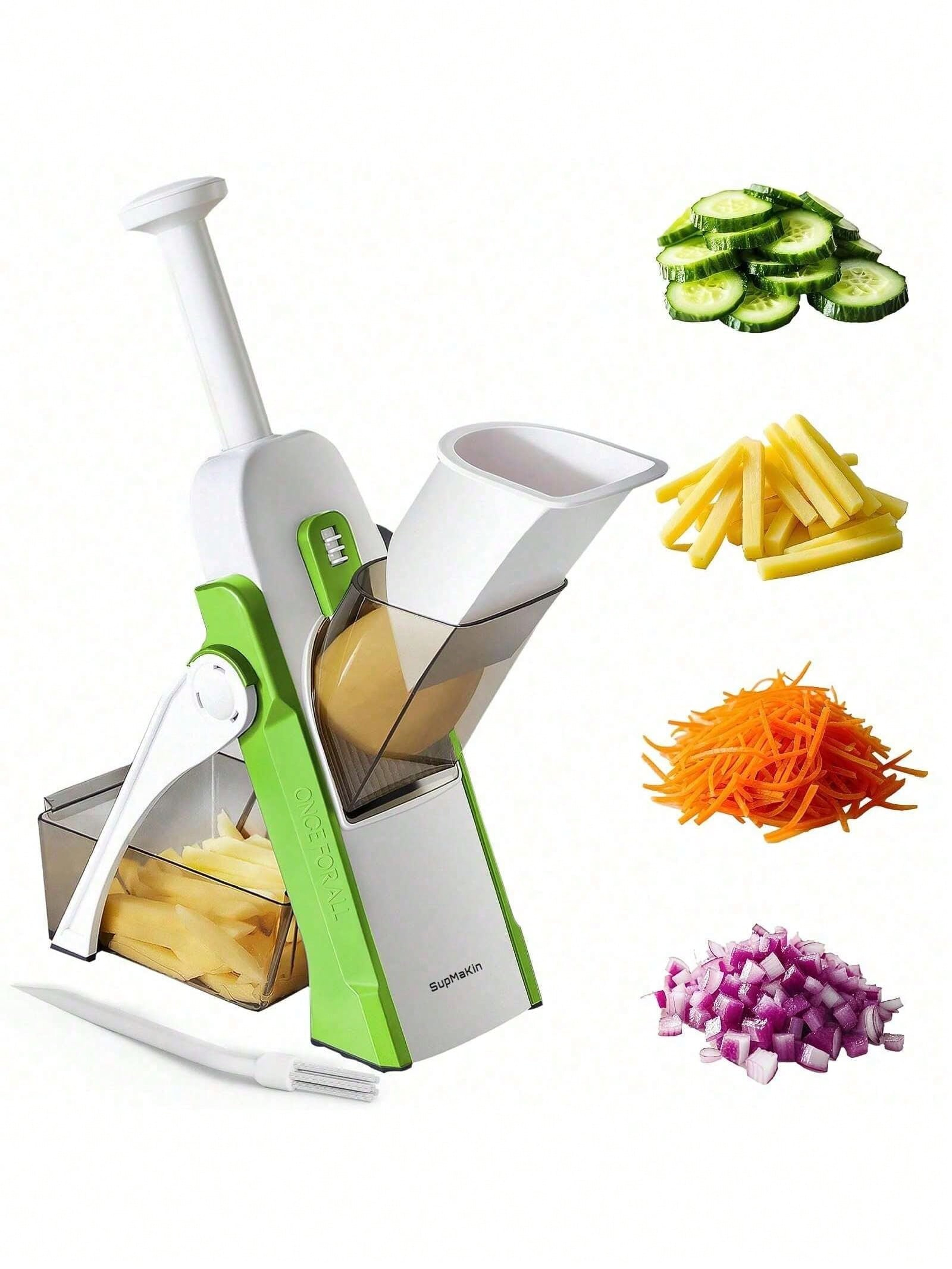 Manual Vegetable Chopper With Hand Guard Potato  Garlic Slicer Kitchen Cutter 8