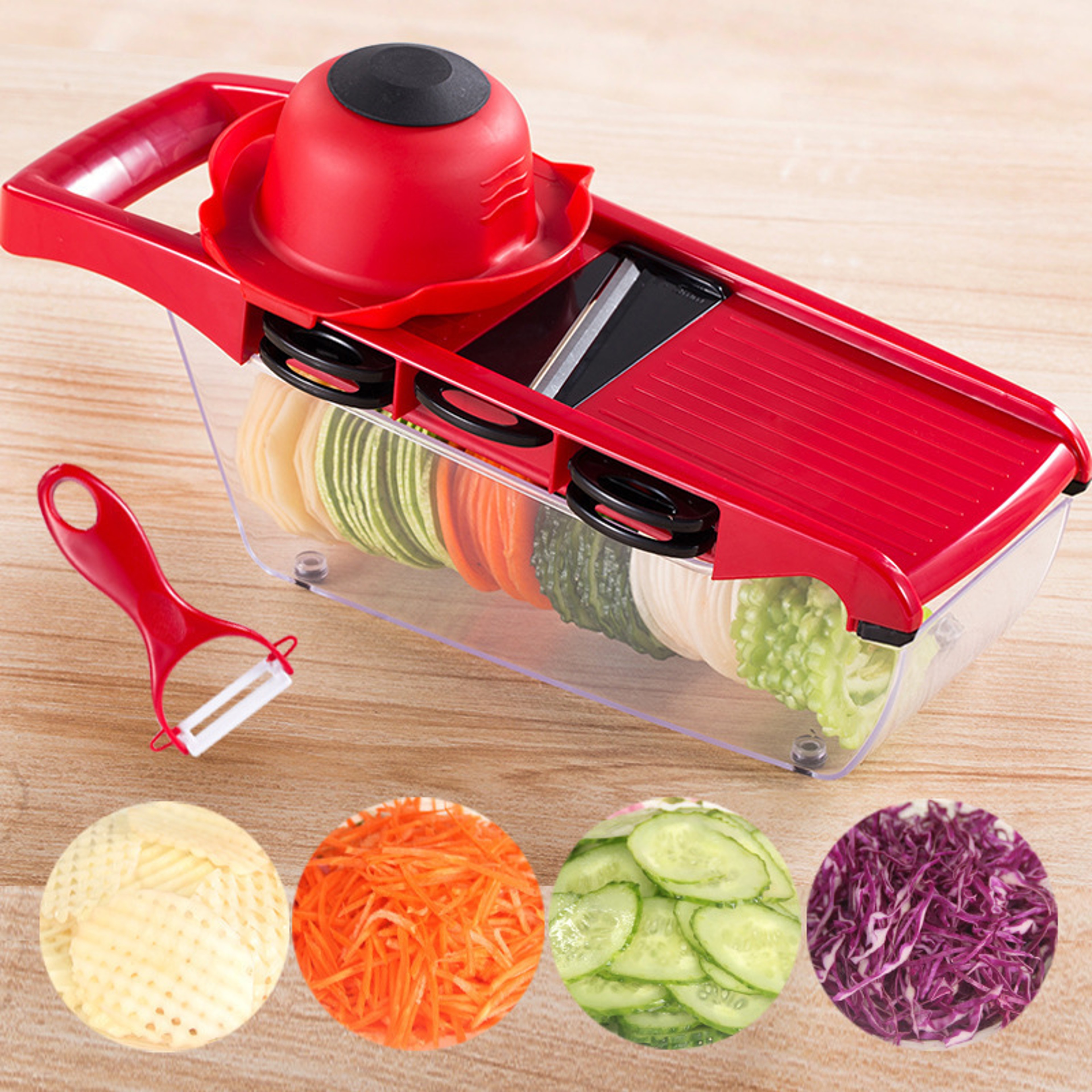 Pro Manual Vegetable Slicer & Vegetable Shredder for Fruits and Veggies – view 2