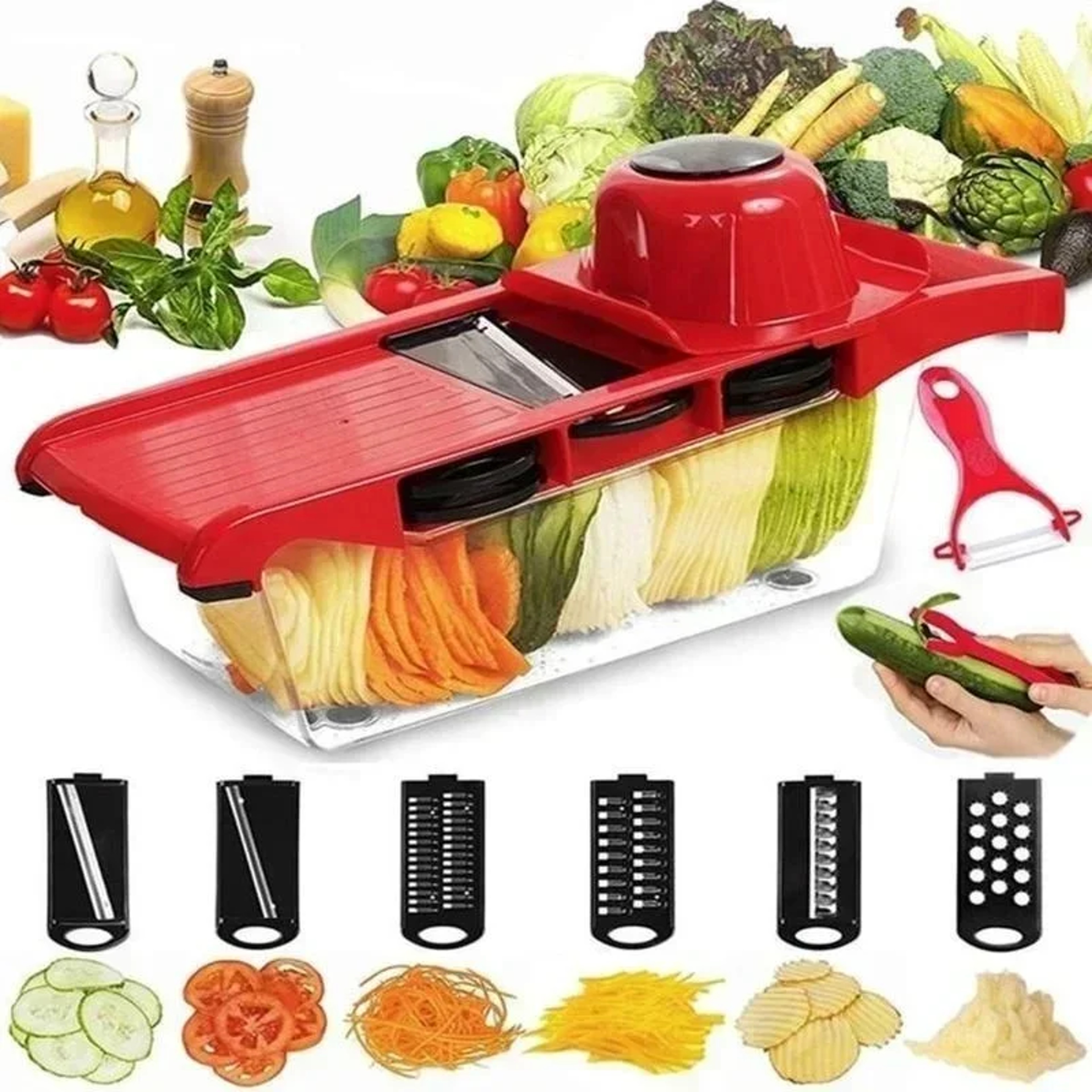 Pro Manual Vegetable Slicer & Vegetable Shredder for Fruits and Veggies – view 3