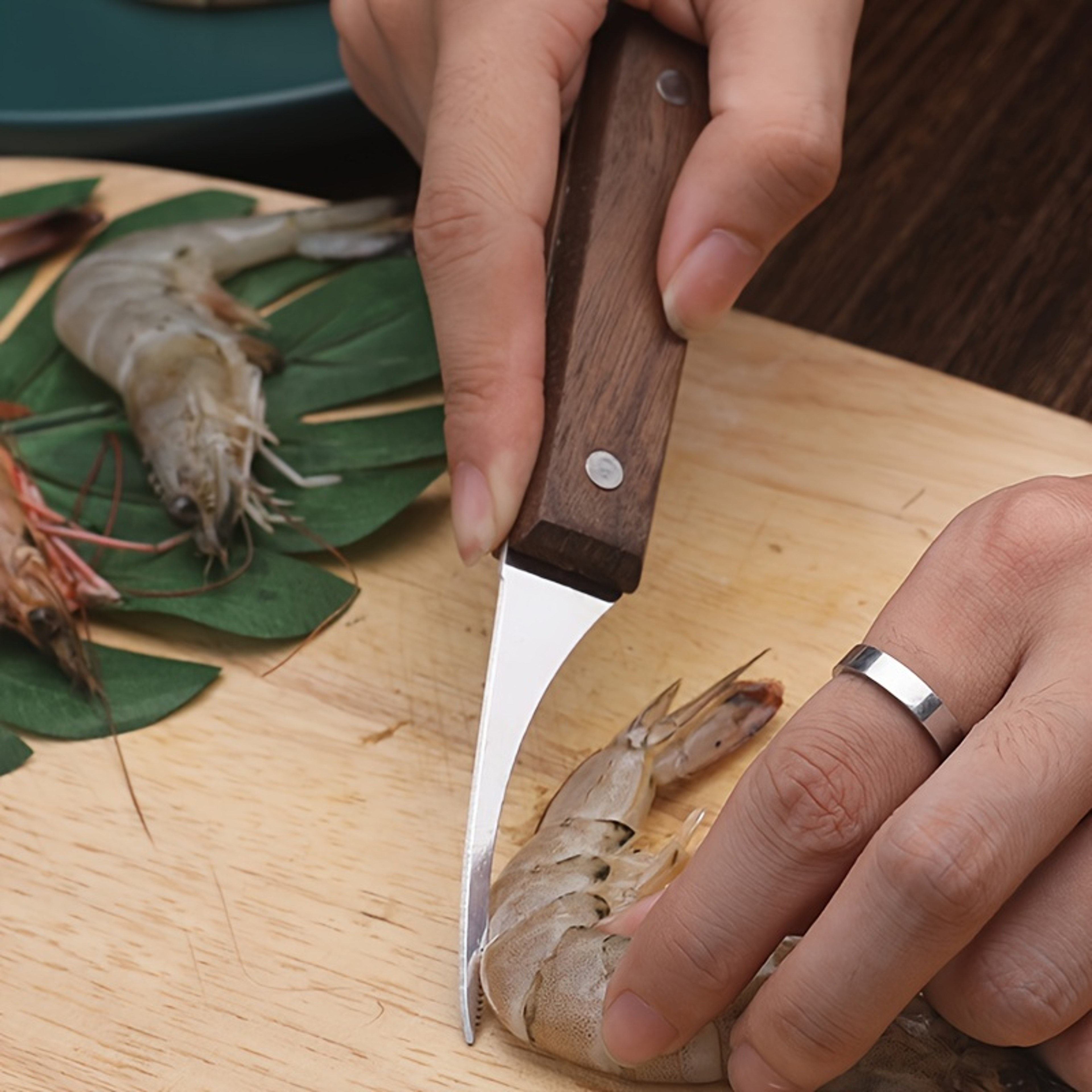 2pcs Shrimp Deveiner Tool & Shrimp Peeler Set for Fast Seafood Prep – view 5