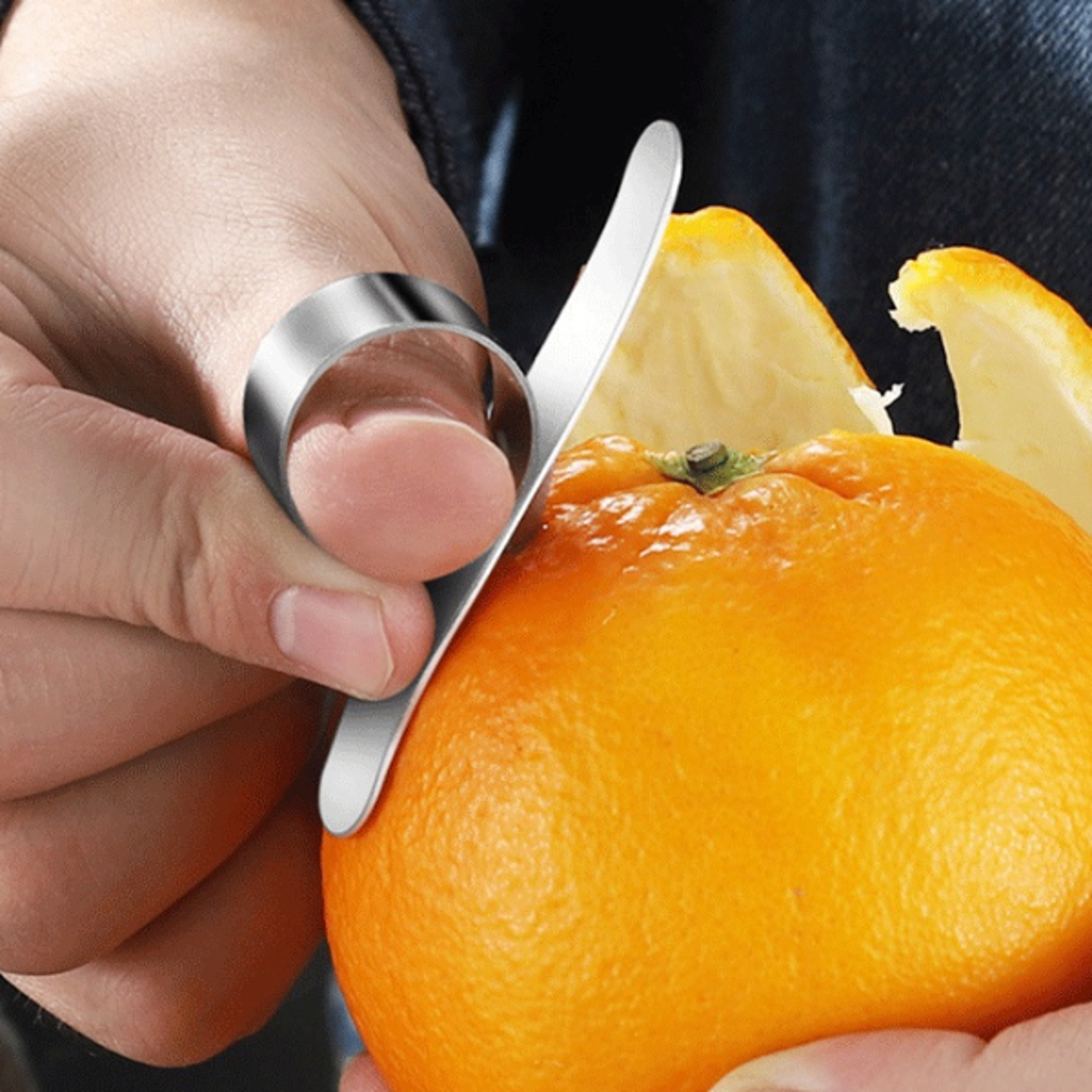 Premium Orange Peeler Stainless Steel Citrus Peeler Tool for Fast  Easy Fruit Peeling