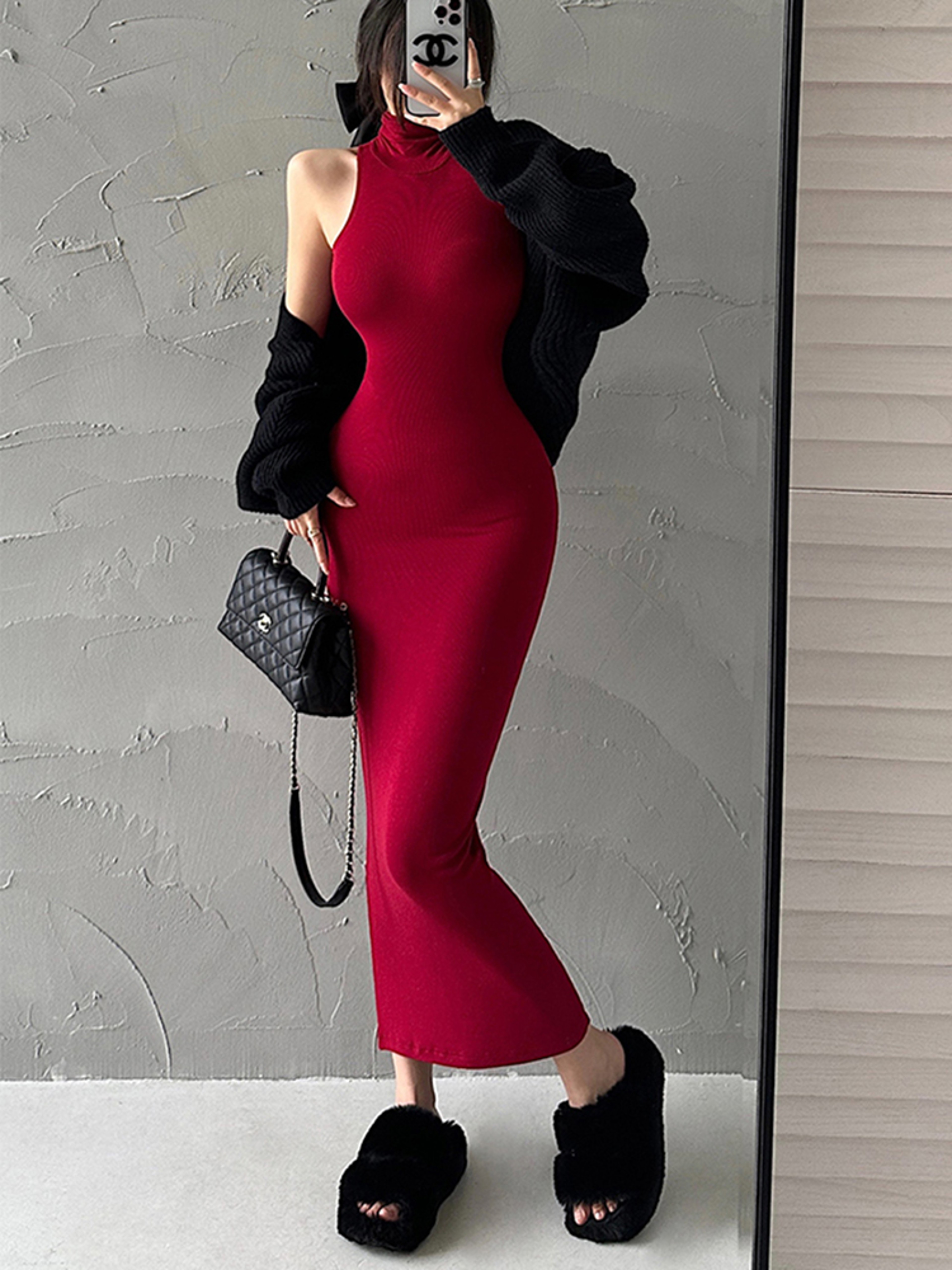 Elegant Dresses for Evening Party Ladies with Elastic Hip Wrap – view 8