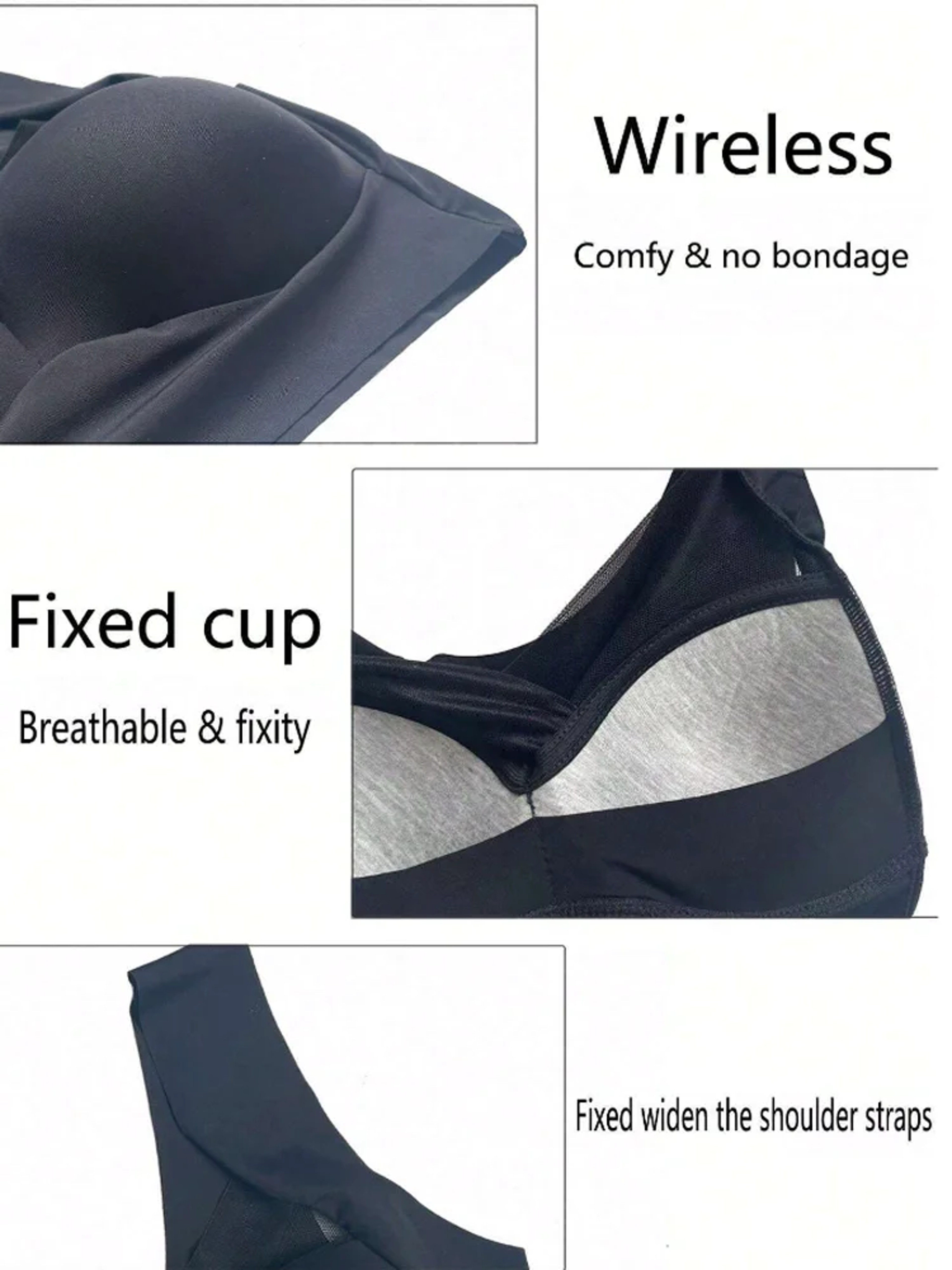 Seamless Wireless Bra For Women Comfortable Large  Small Sizes 4