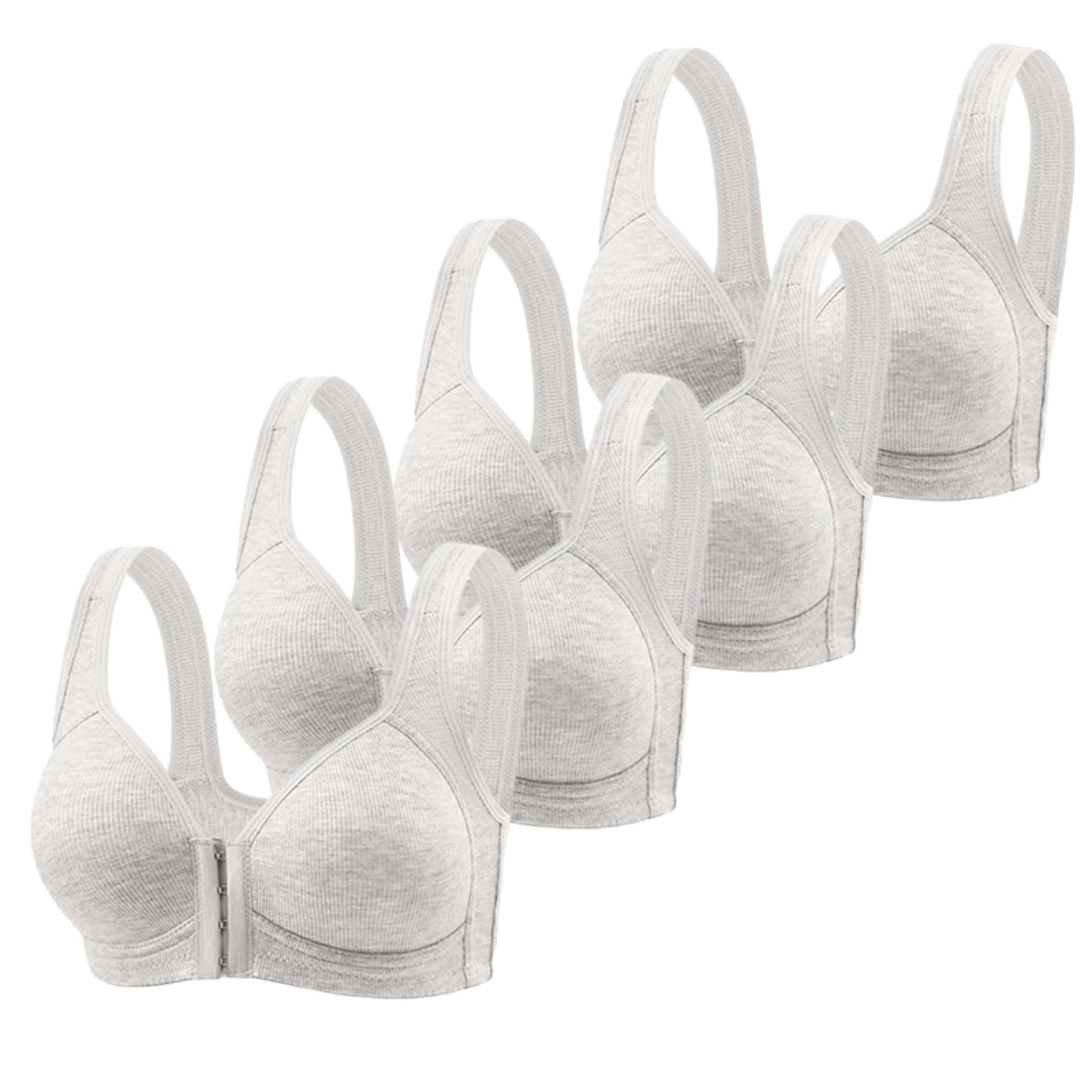 Fallsweet Wire Free Front Closure Bra For Women Full Coverage Comfort 8