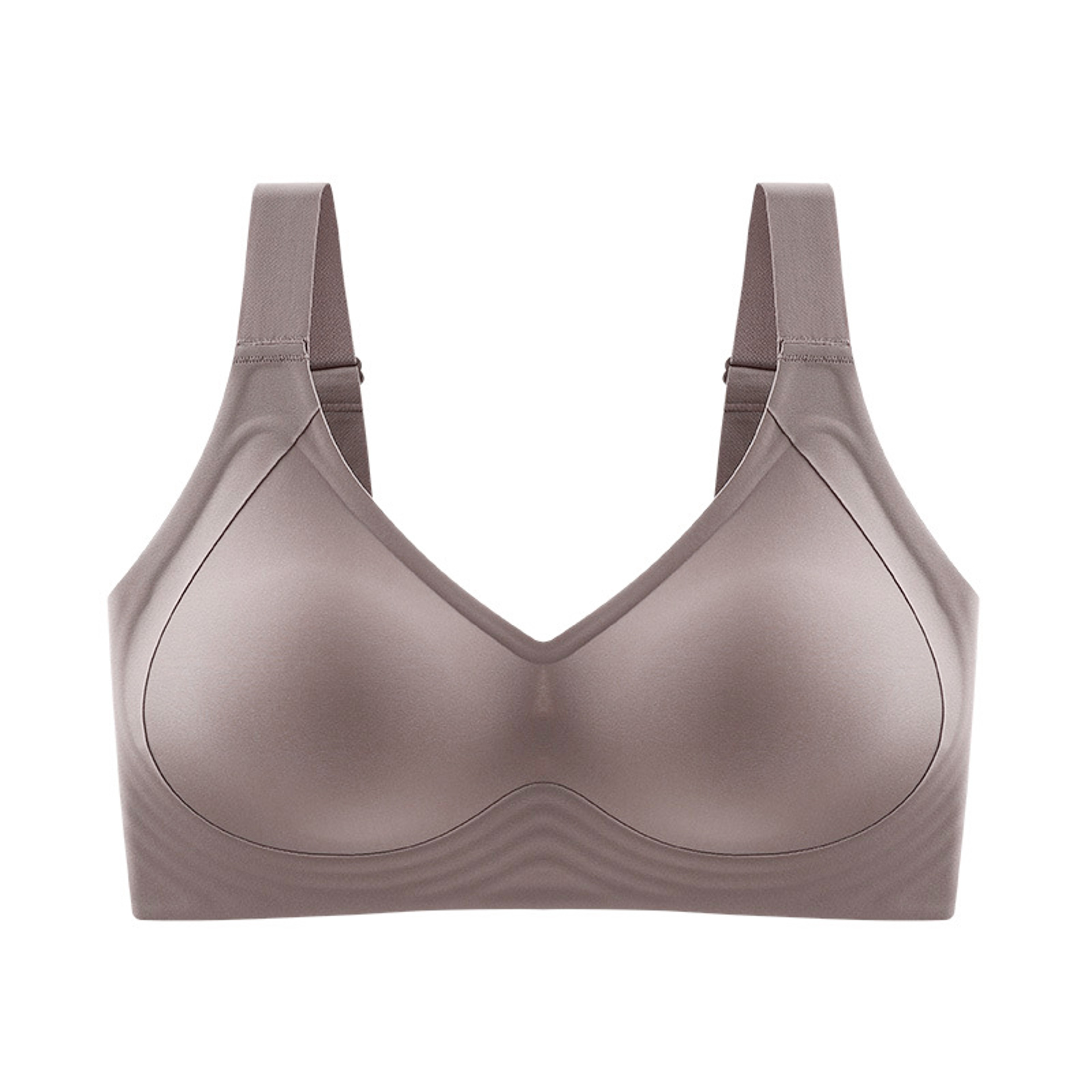 ComfortCurve Wireless Seamless Bralette Full Coverage No Underwire Everyday Bra 5