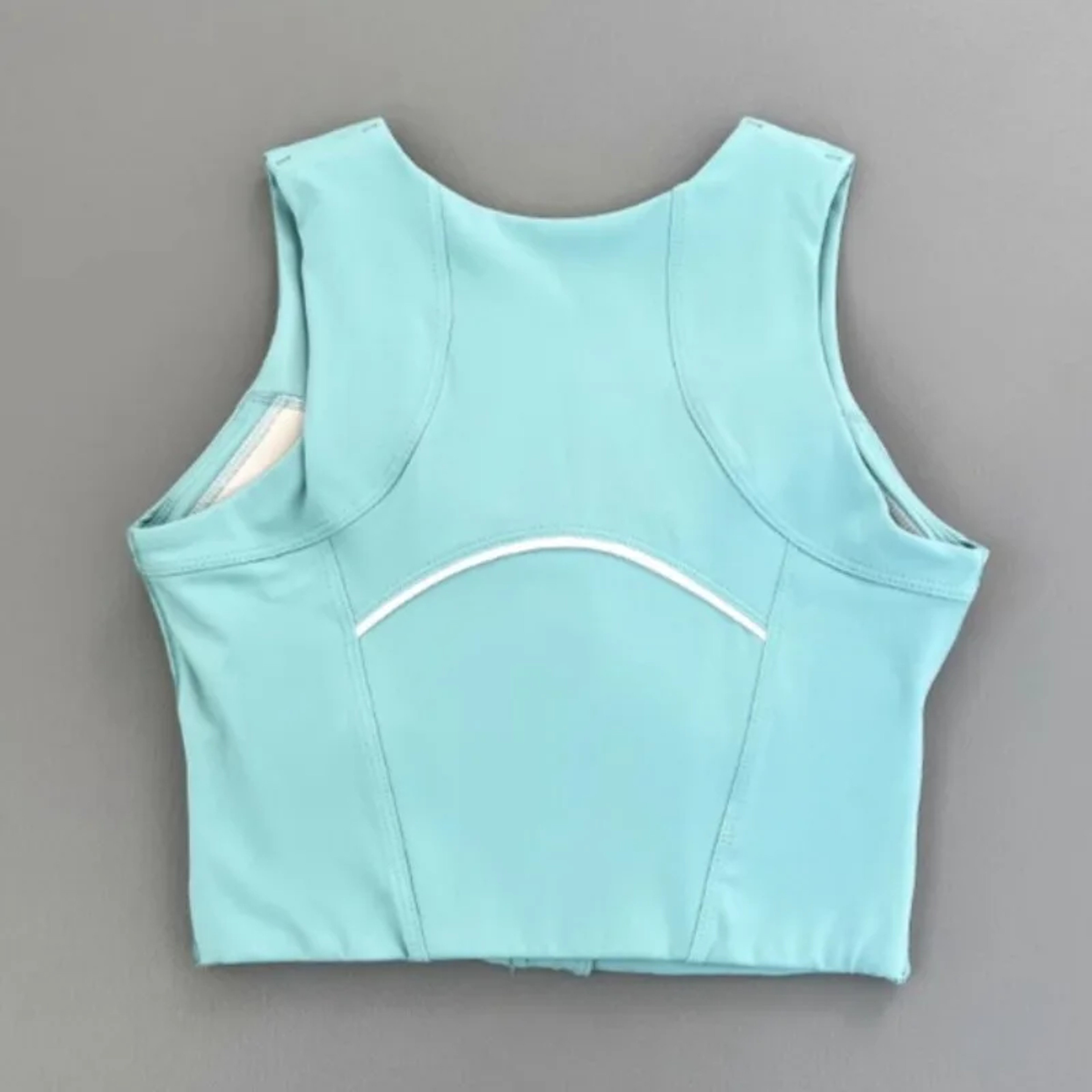 Breathable Front Zip Womens Yoga & Gym Sports Bra with Push Up Support – view 4