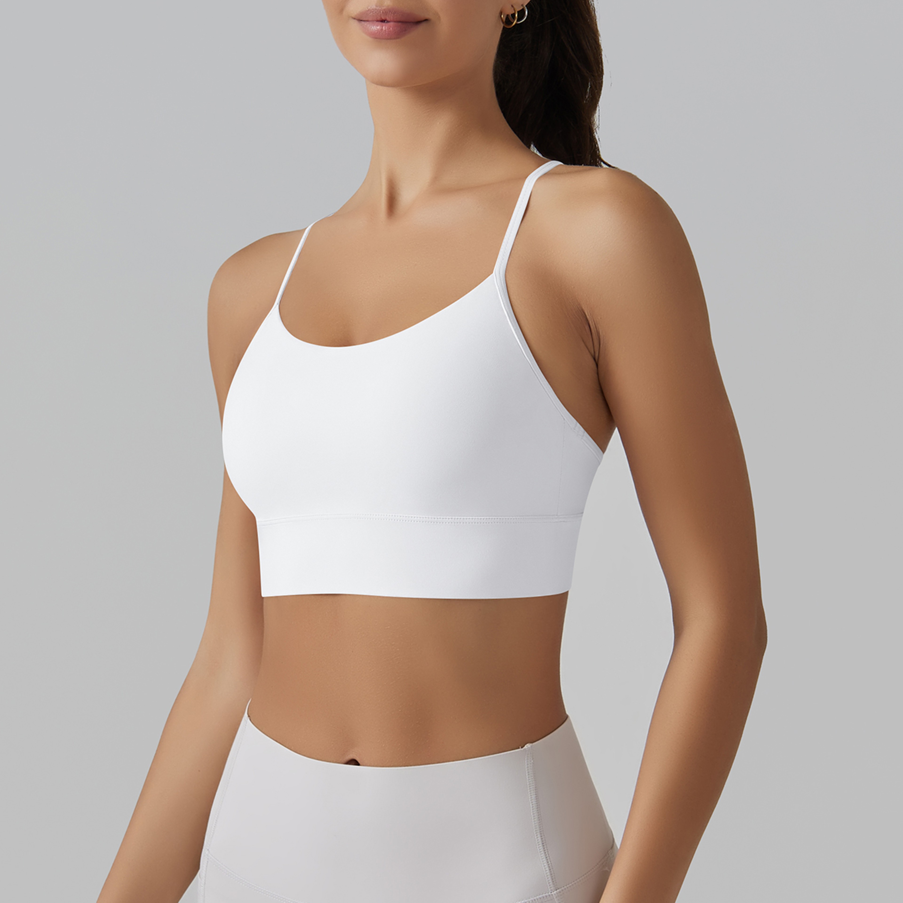 Women Seamless Yoga Sports Bra Top  High Support Gym Crop Push Up Activewear 4