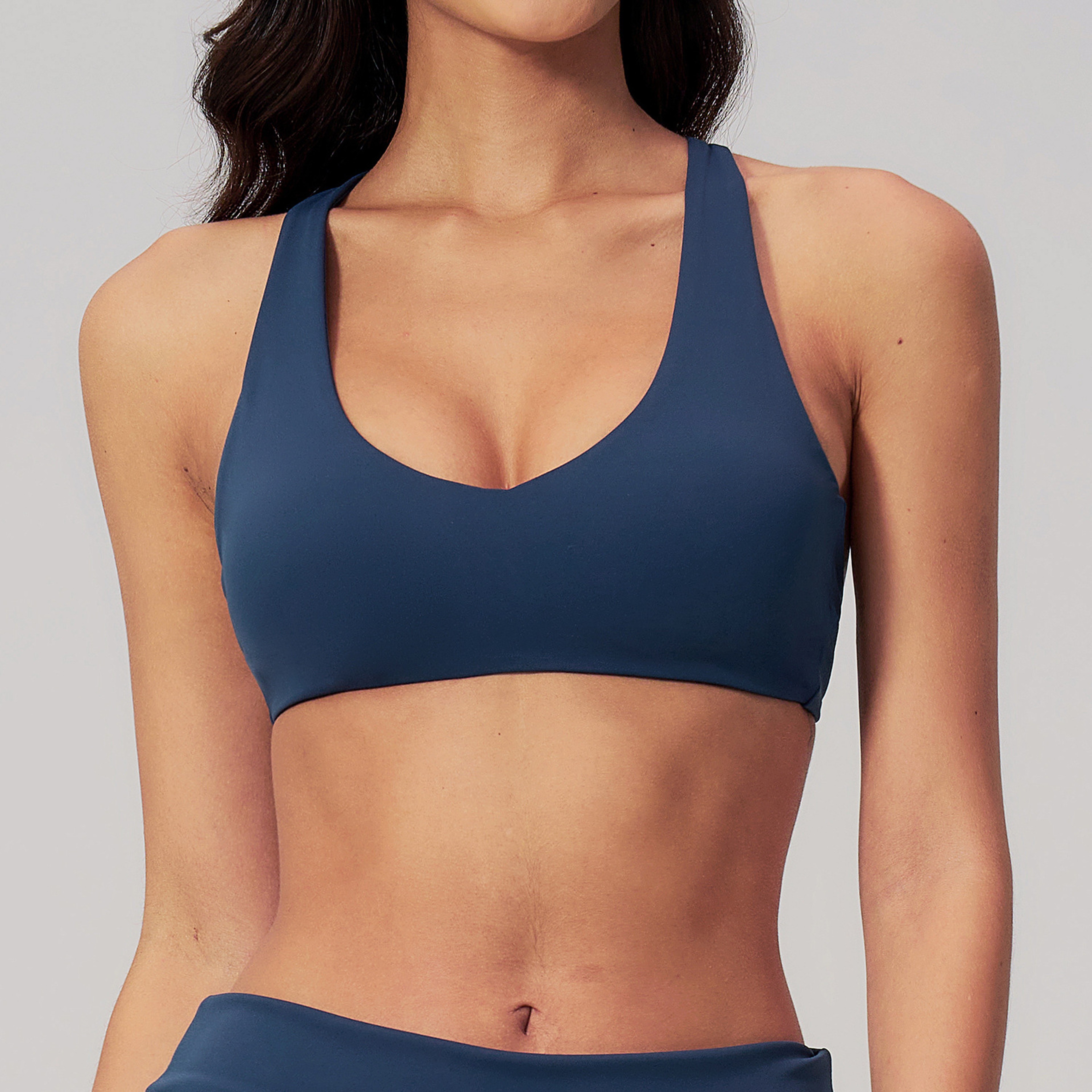 Womens Breathable Cross Back Sports Bra for Gym & Yoga – view 4