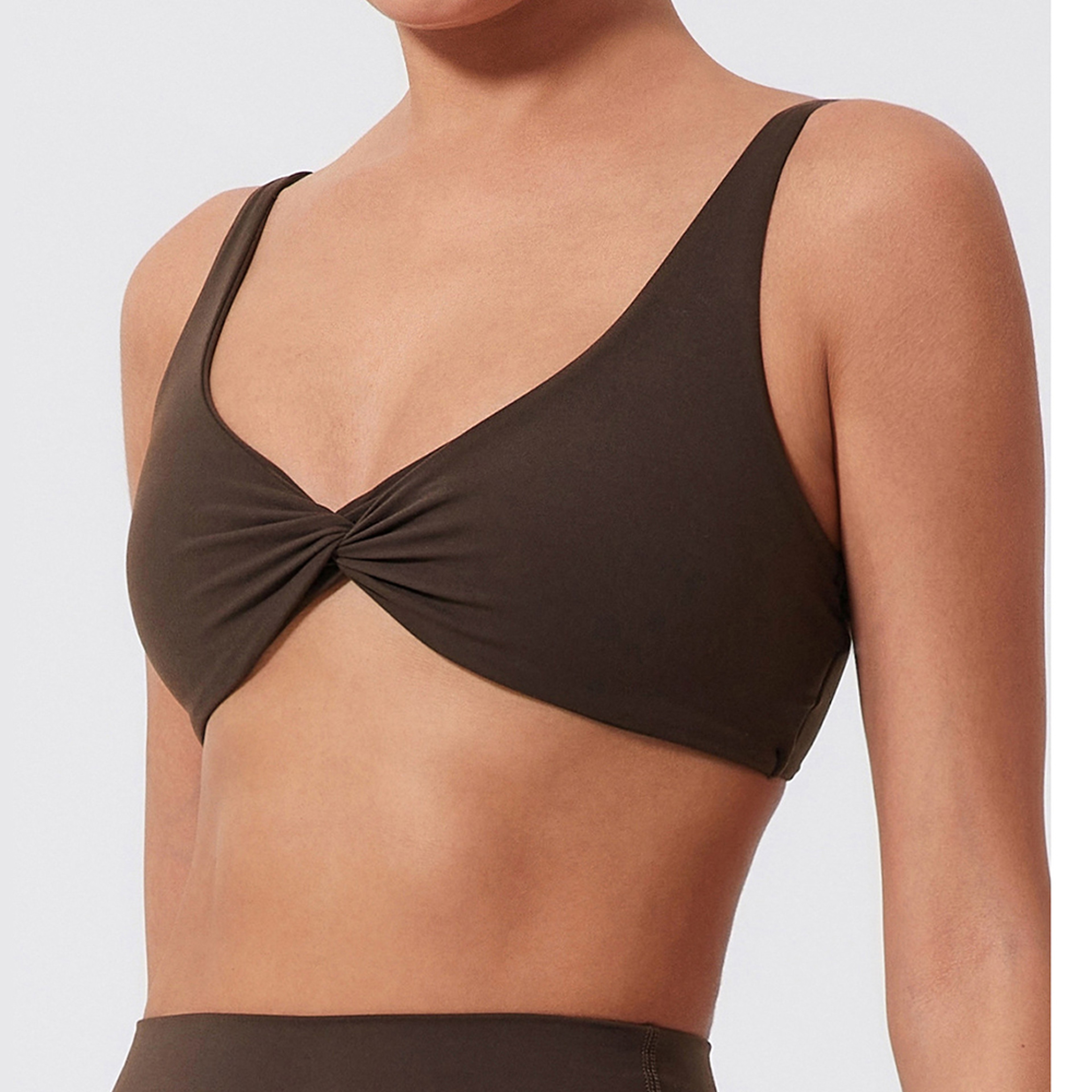Shockproof Quick Dry Sports Bra Push Up Yoga Gym Crop Top – view 2