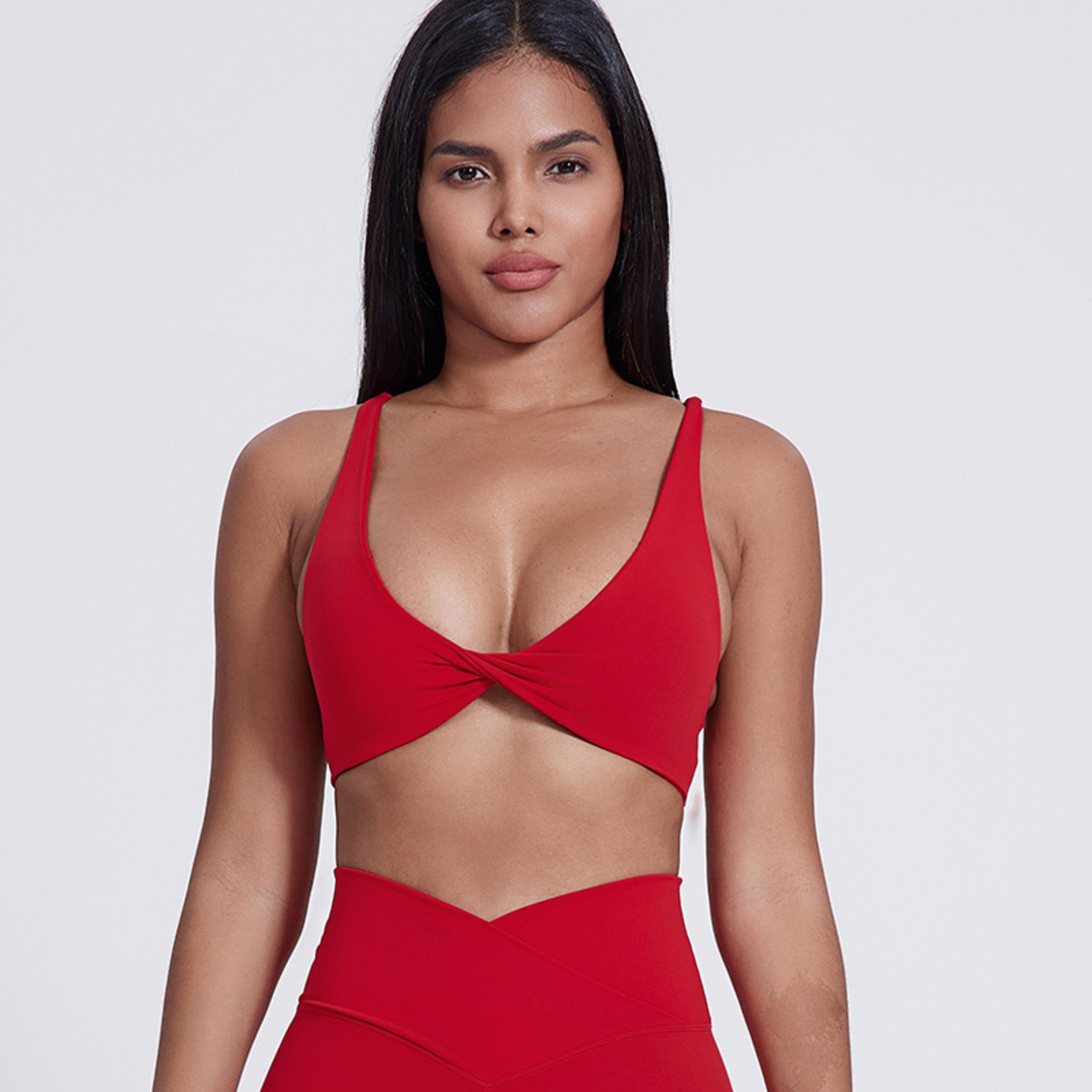 Backless Front Twist Low Support Sports Bra for Yoga and Light Training – view 7
