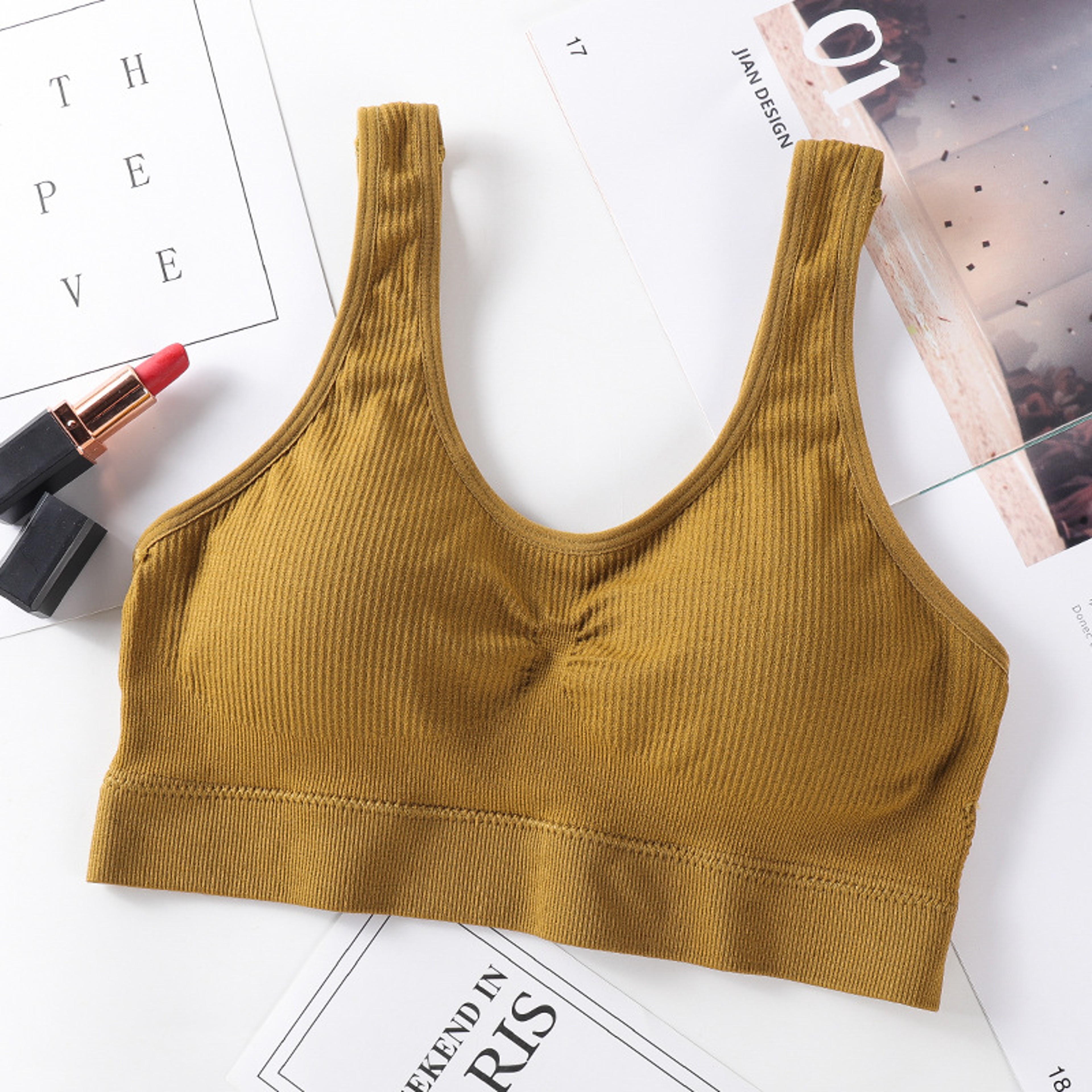 Seamless Push Up Wireless Bra For Women Non Wire Padded Bralette 6