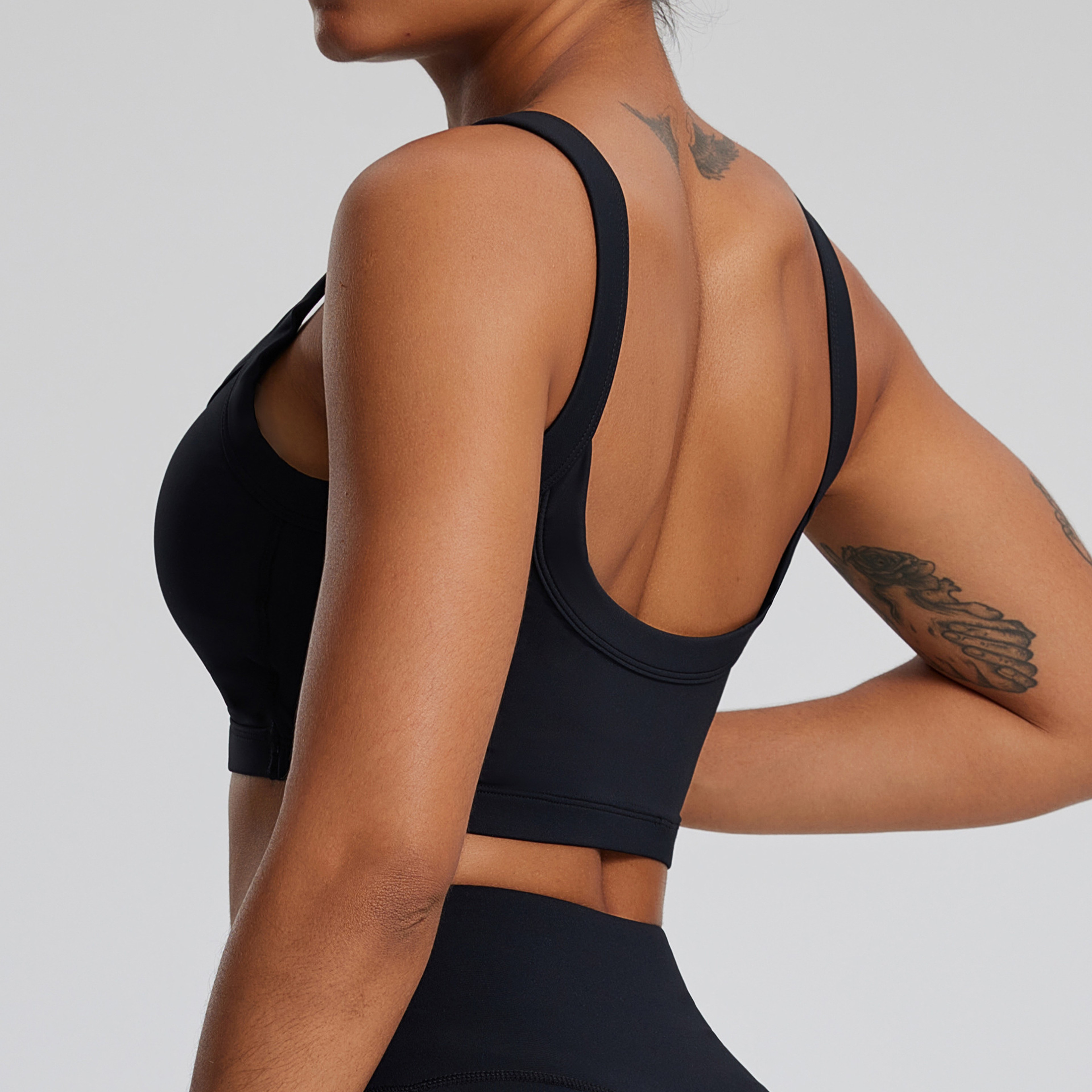Push Up Sports Bra for Women High Support Yoga and Running Top – view 4