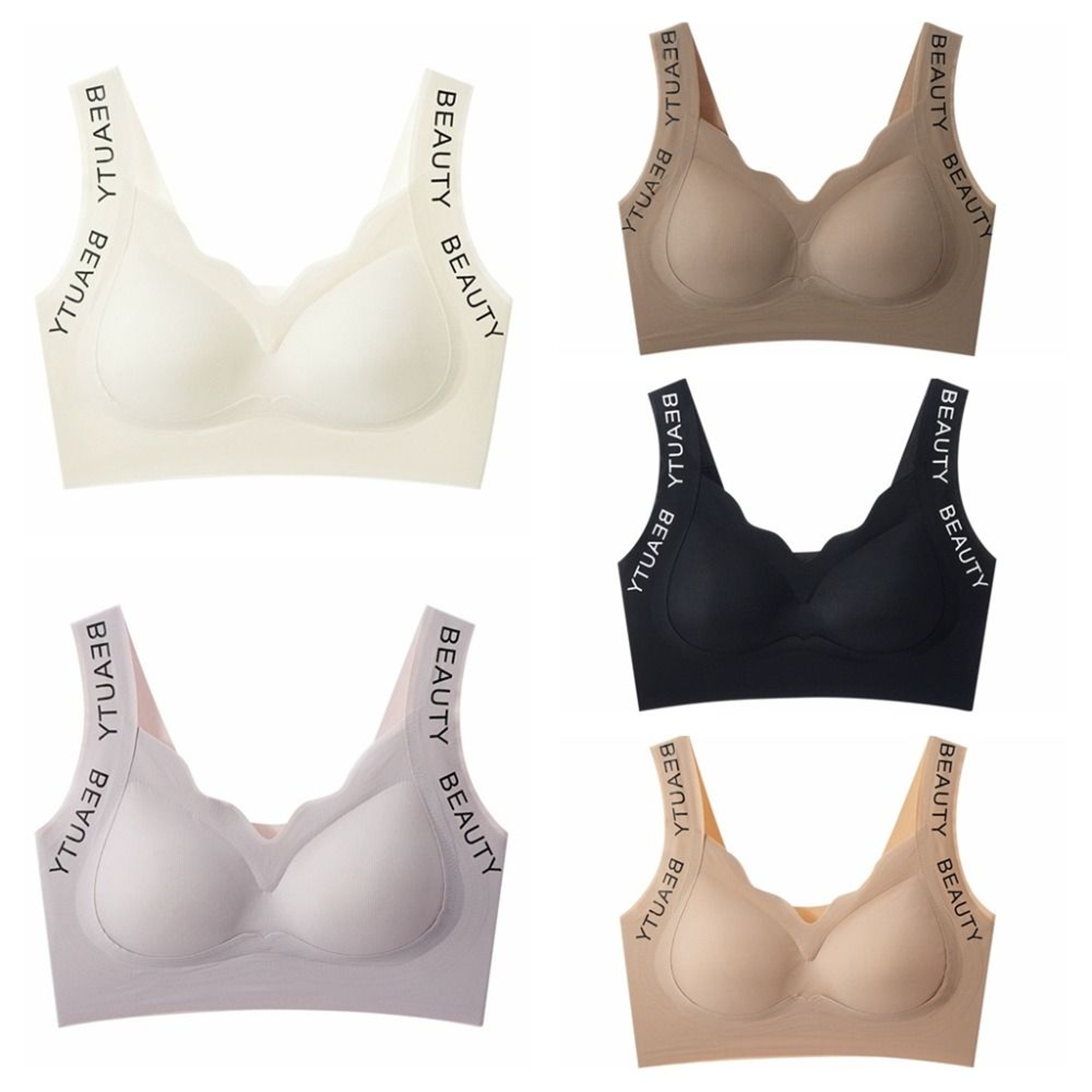 Seamless Wireless Yoga Bra With Shockproof Support And Beautiful Back Design 5