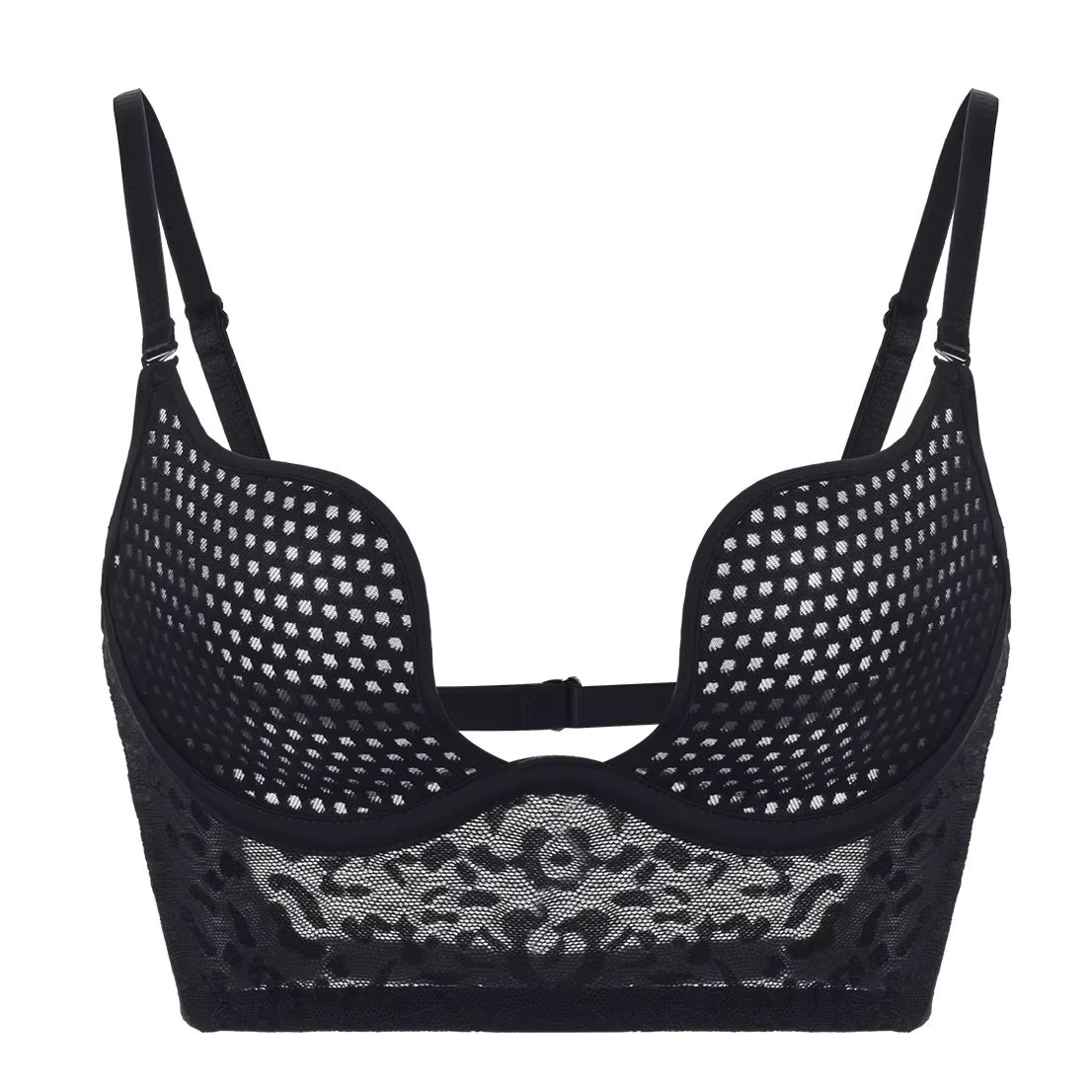 Breathable Mesh Multiway Backless Bra with Soft Steel Ring Support – view 1