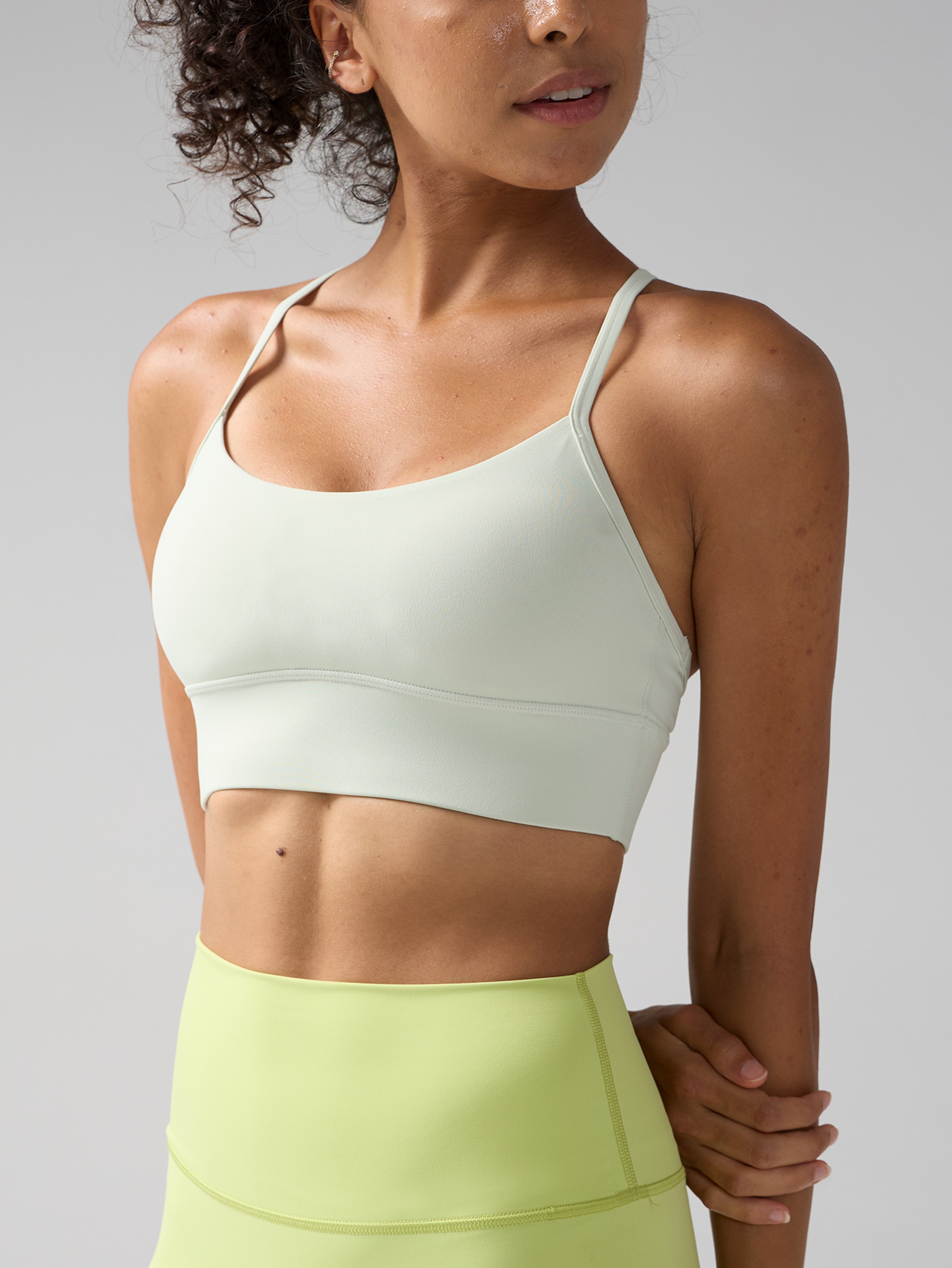 Womens Padded Sports Bra Yoga Gym Crop Top – view 2