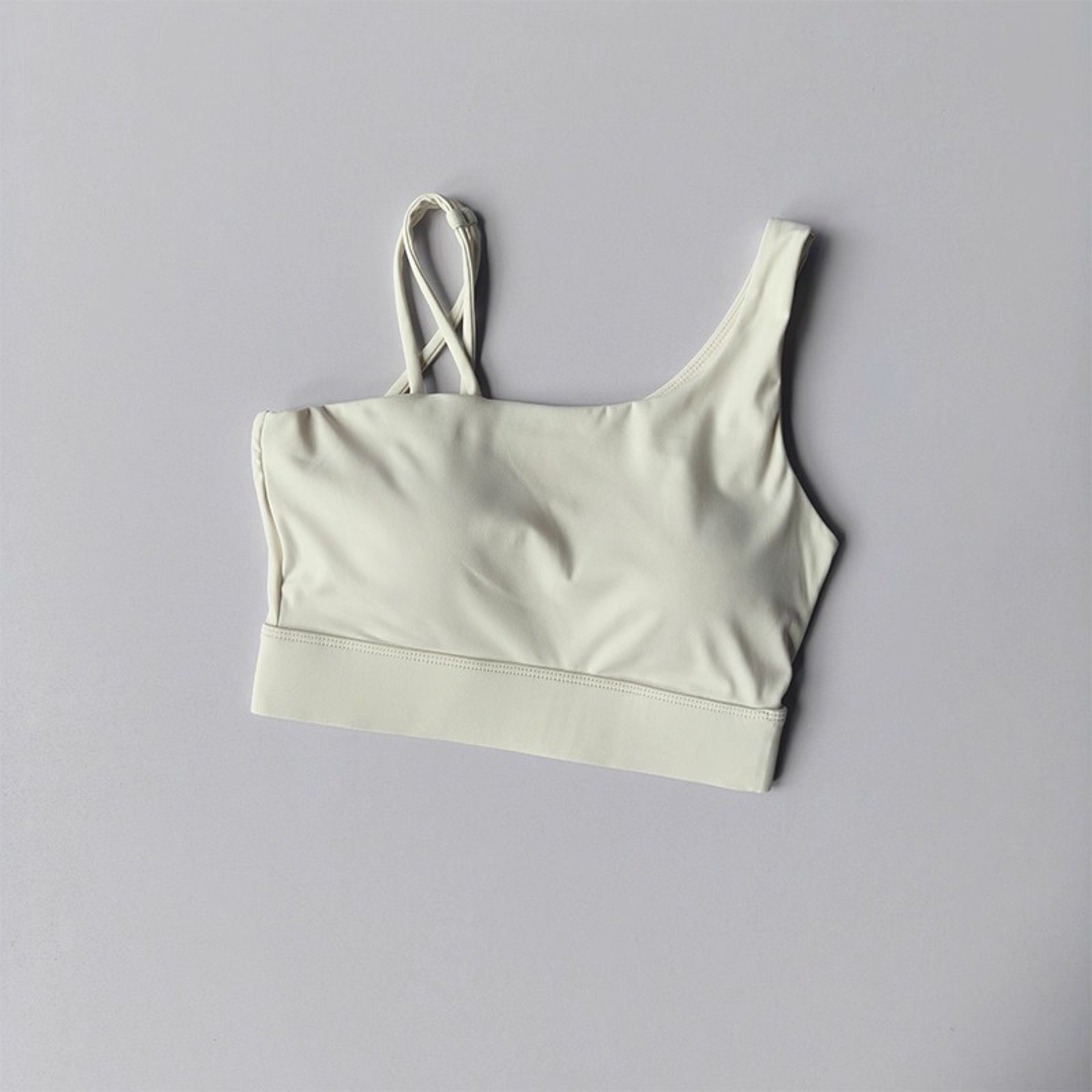 One Shoulder Shockproof Yoga Sports Bra for Women – view 8