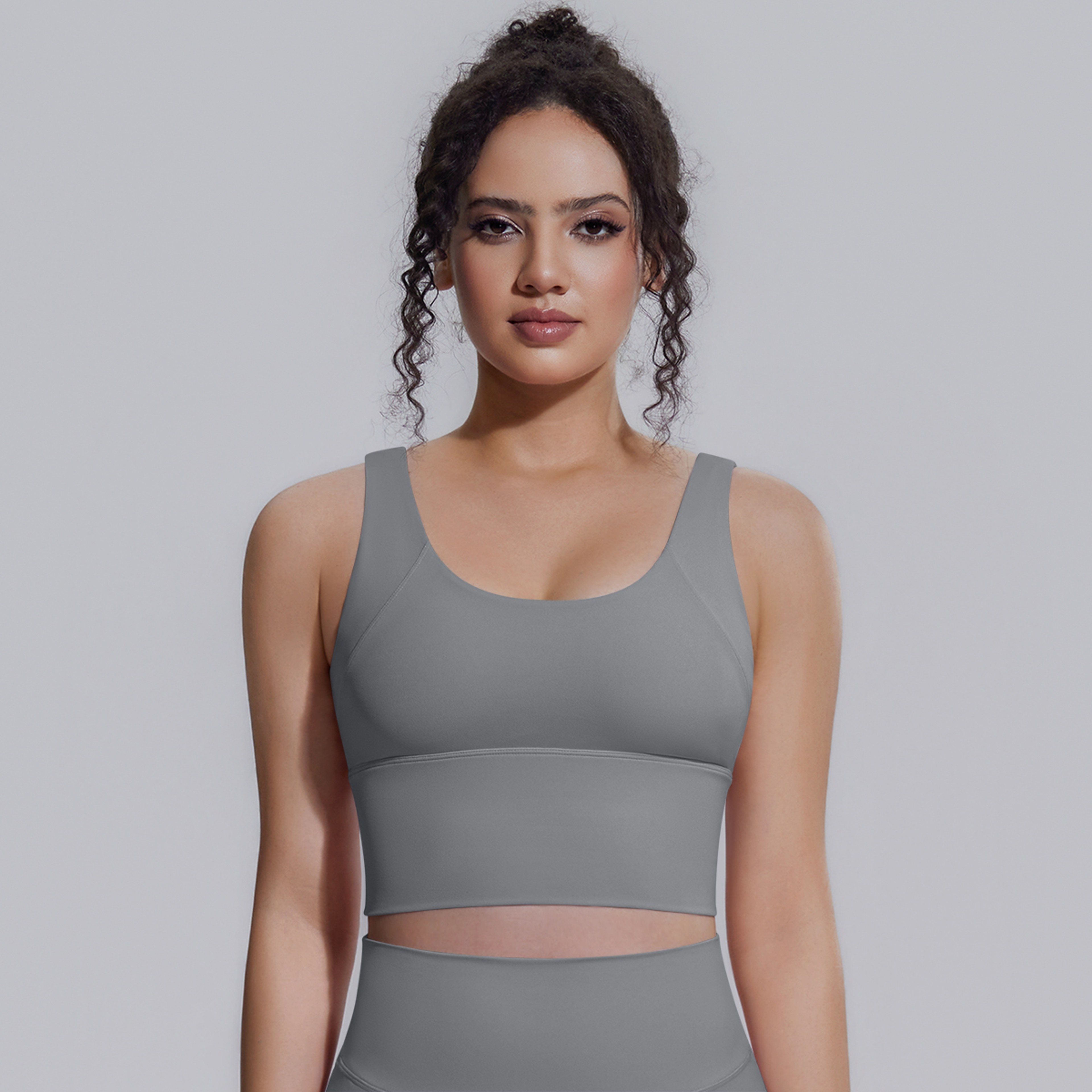 Women V Back Sports Bra With Chest Pad Shockproof Padded Yoga Bra For Fitness And Running 10