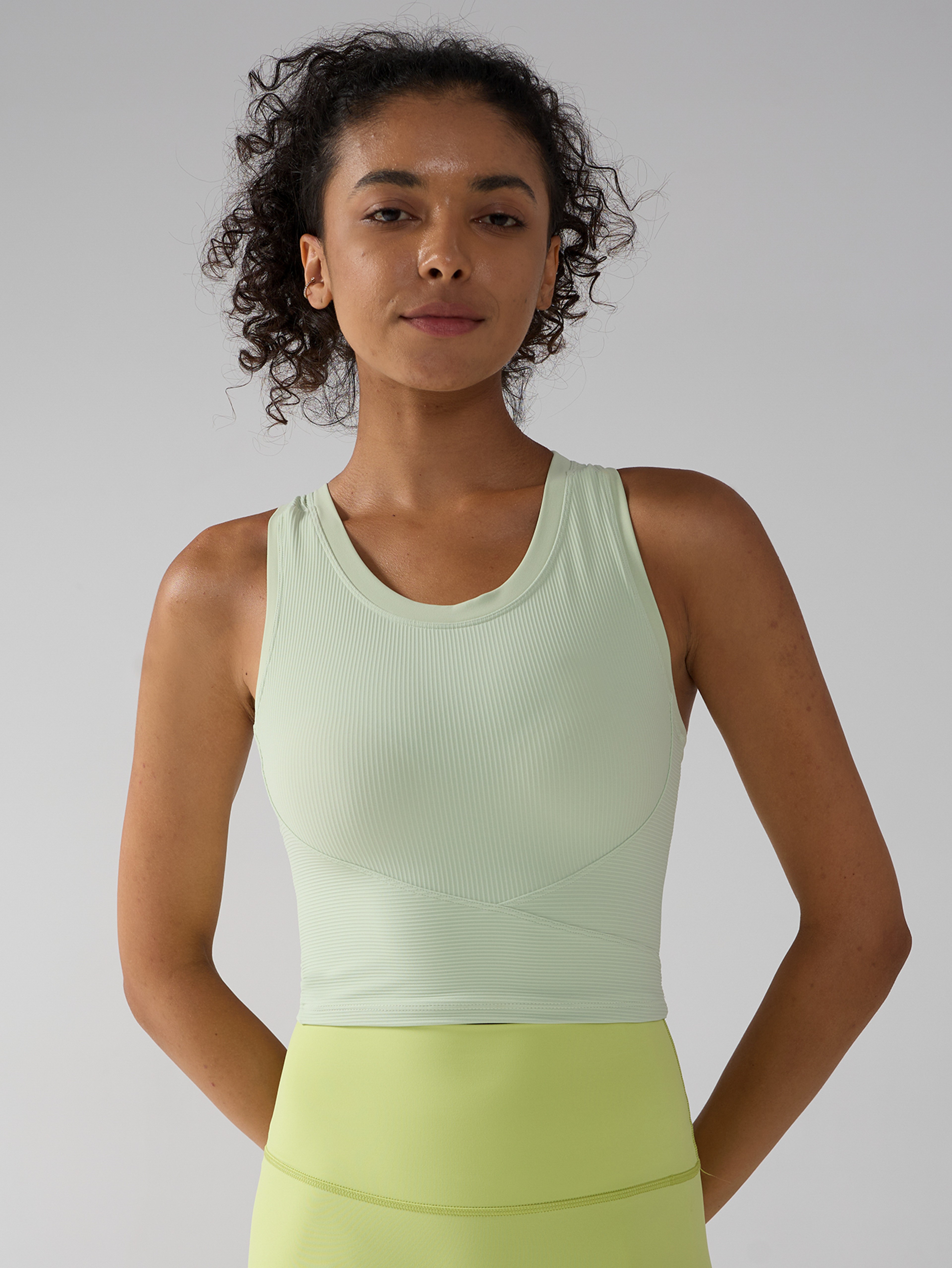 Womens Yoga Tank Top High Stretch Running Fitness Vest 1