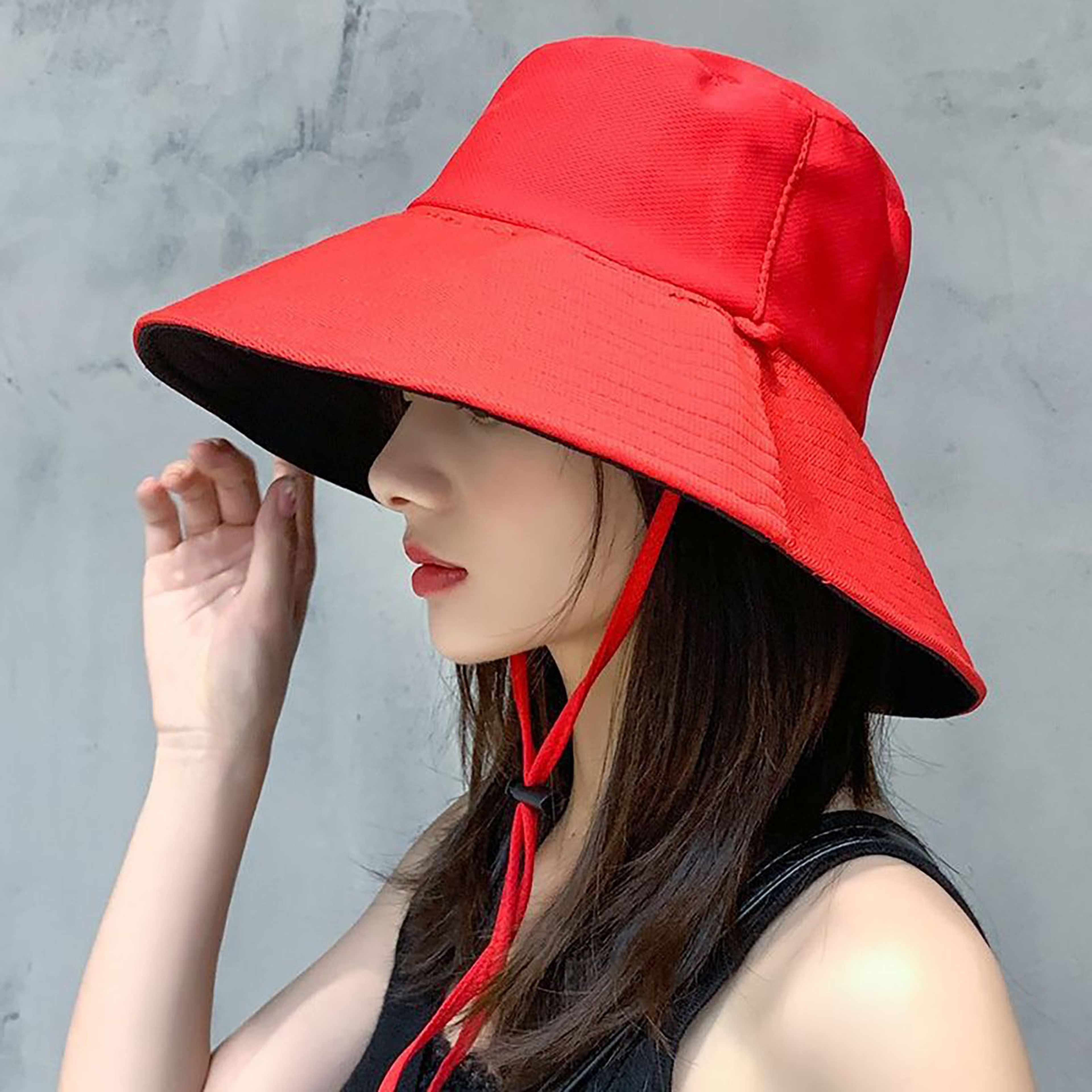 Korean Anti UV Foldable Bucket Hat For Beach And Summer Travel 9
