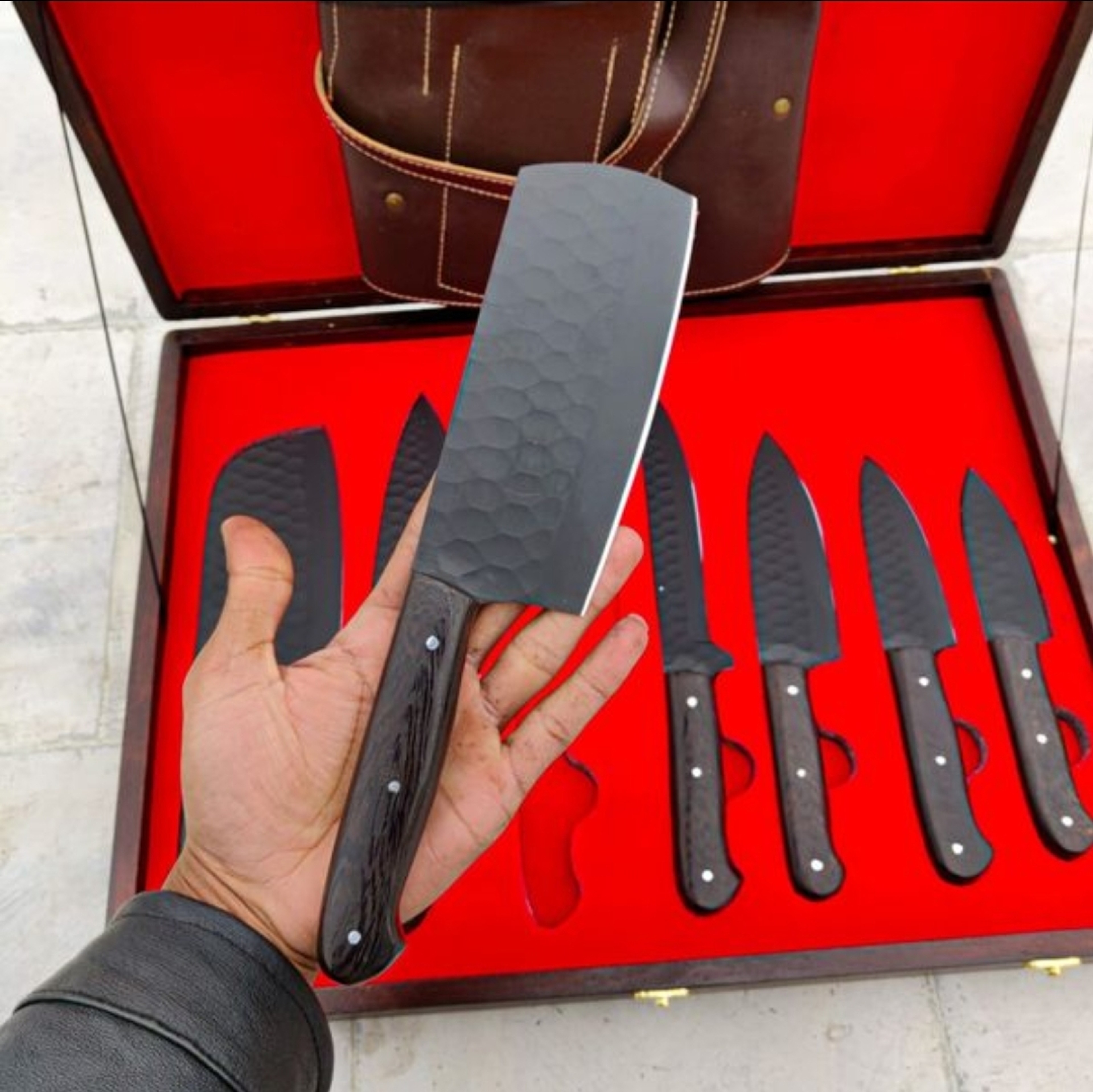 Damascus Chef Set Of 6Pieces