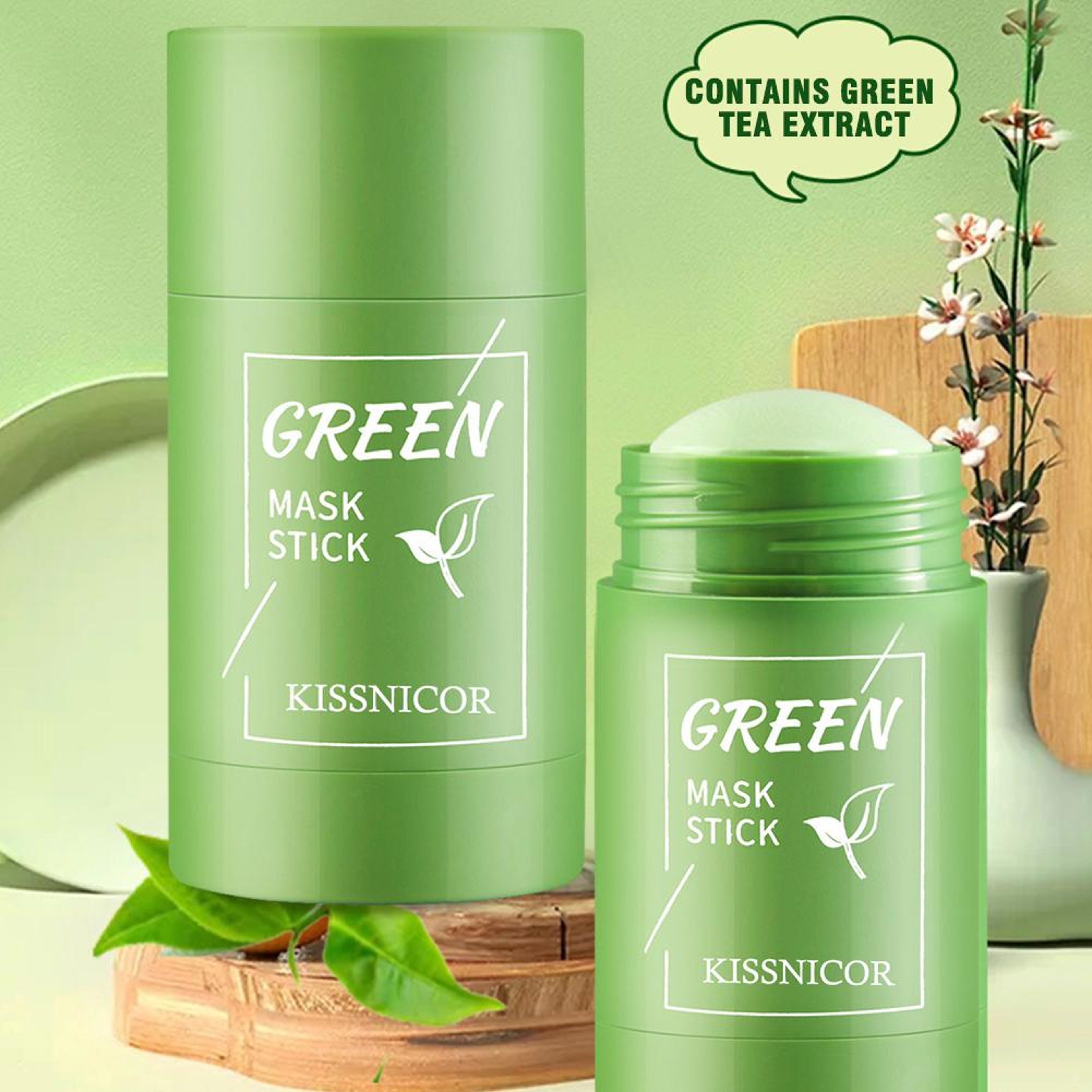 Green Tea Mask for Acne, Pore Shrinking, Moisturising Face Cleanser – view 6