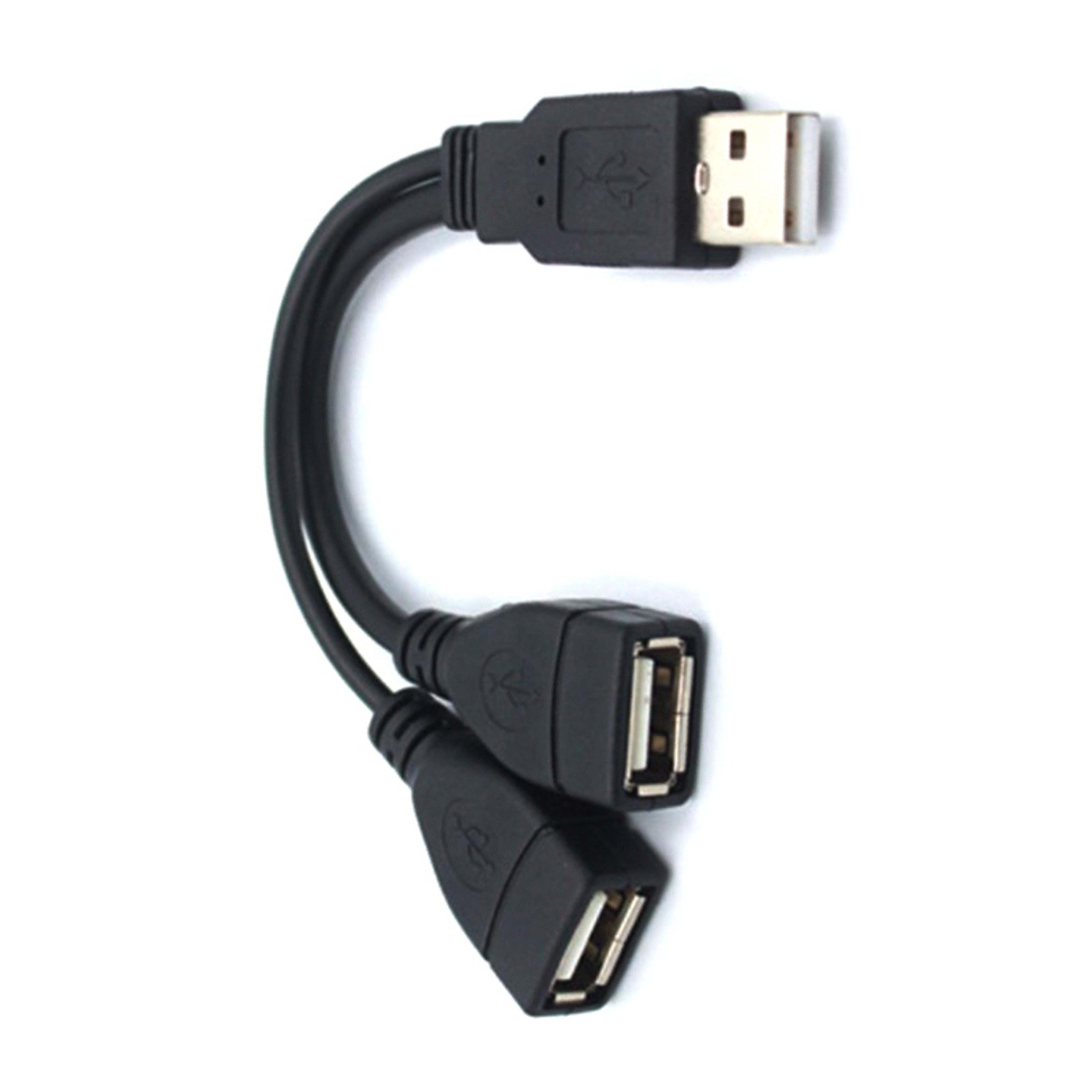 Splitter Y Cable Male to Female Power Adapter Extension Cord for PC Car Charging Data Transmission – view 4