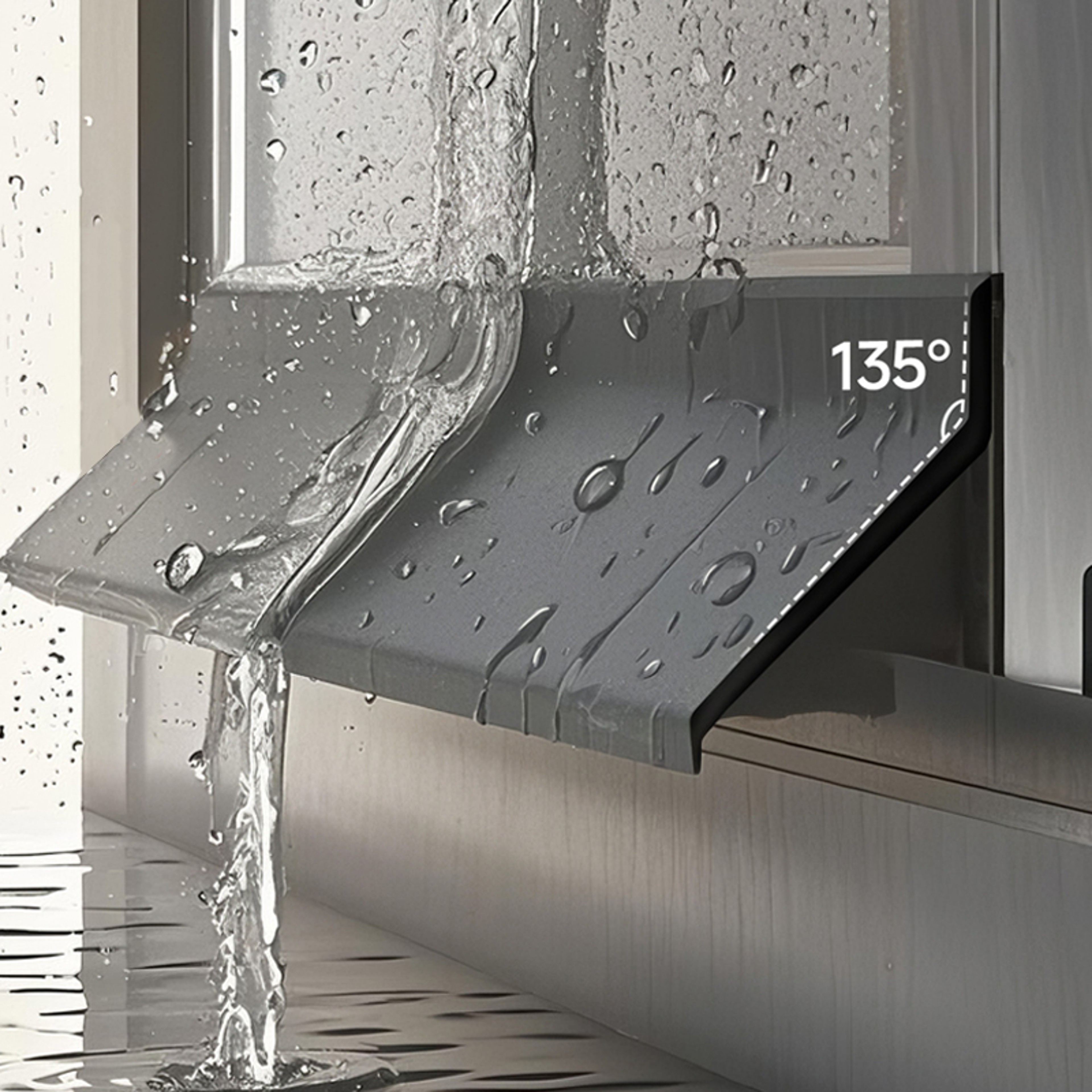 Water Blocking Bar for Sliding Window, Balcony Insulation Sealing Strip – view 1