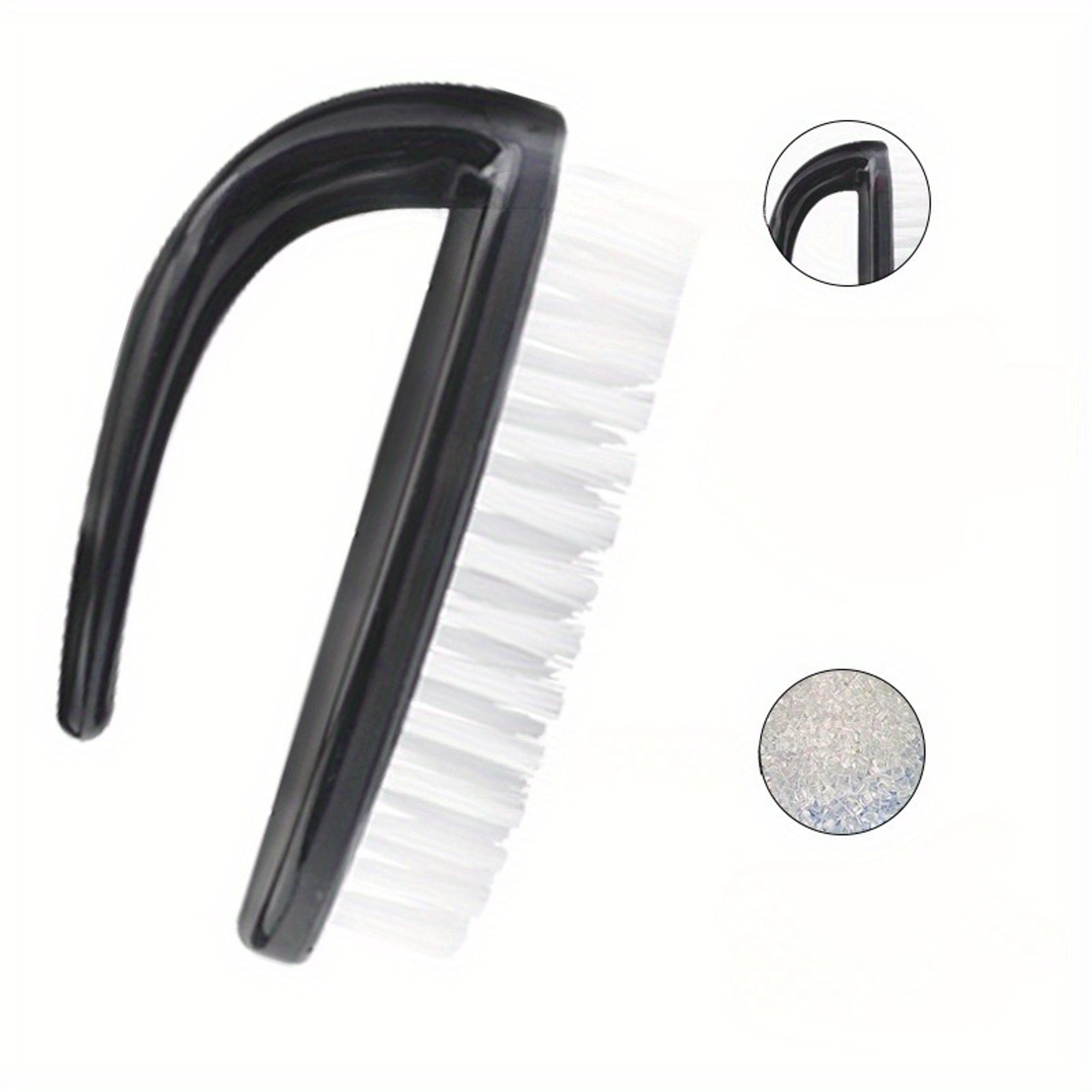 Oval Nail Brush Nail Dust Brush Plastic Nail Cleaning Brush Soft Bristle Brush Sweep Nail Dust Effe 3