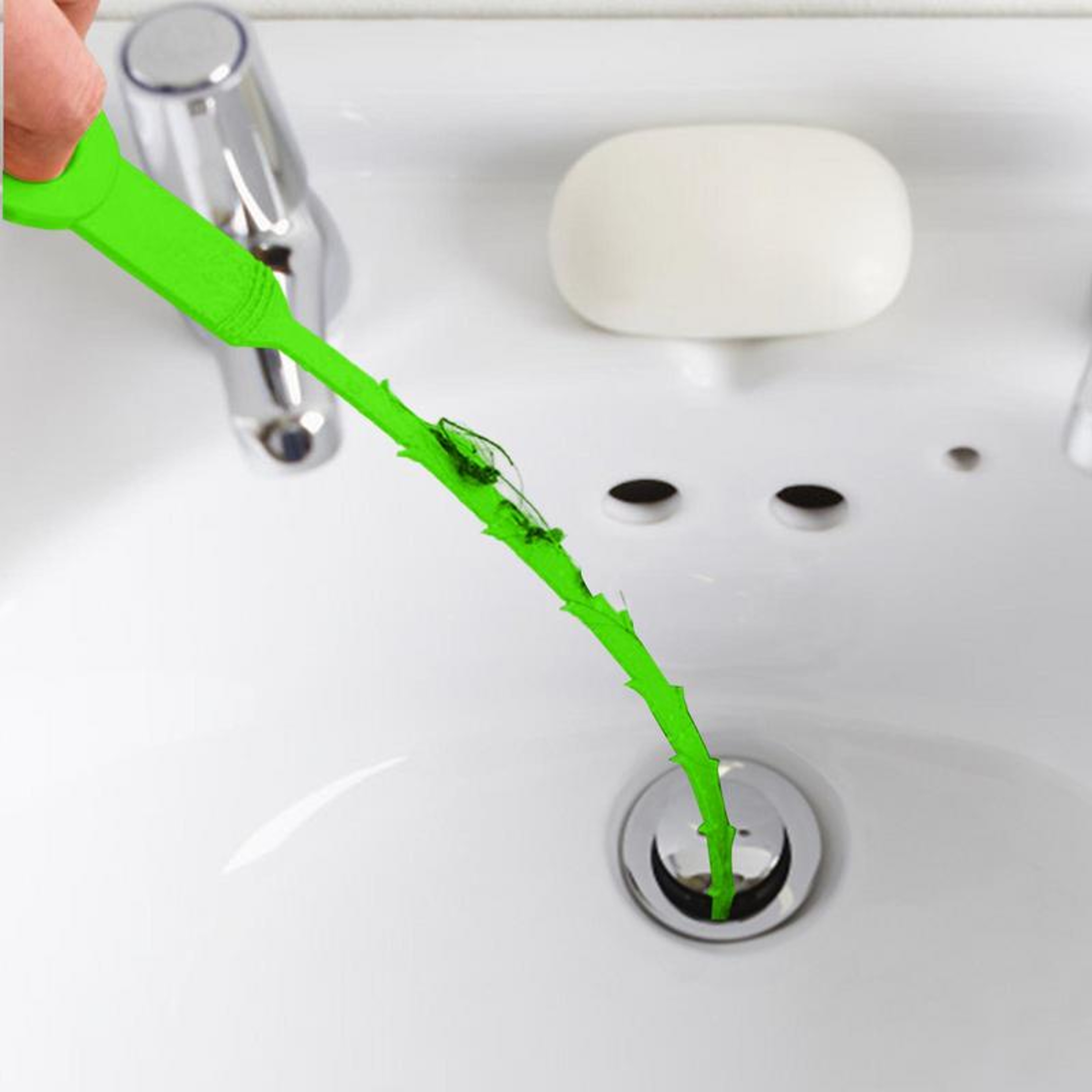 Hair Drain Clog Remover Auger, Bathroom Unclogged for Kitchen and Sewer Cleaning – view 2