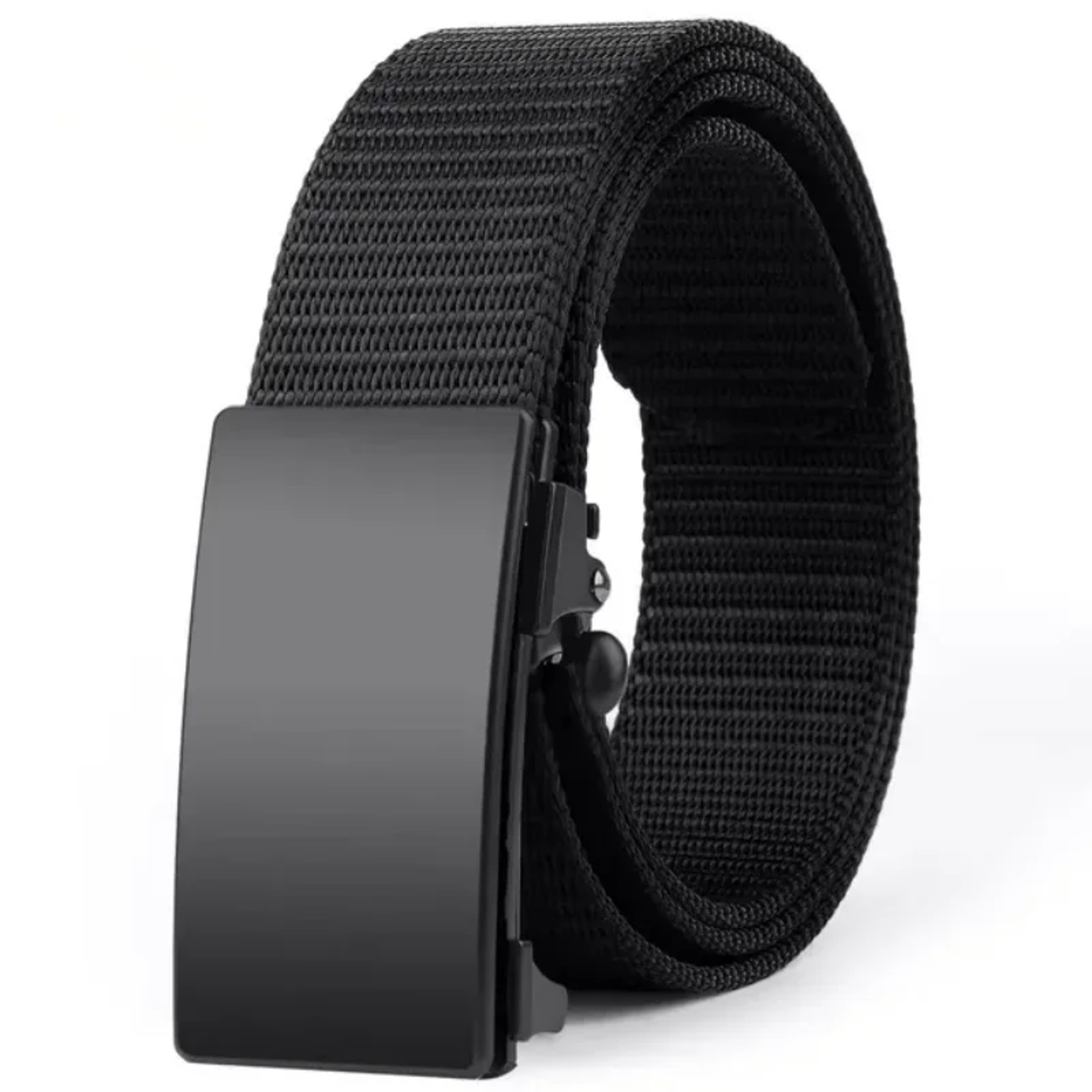 Men Outdoor Sports Belt With Quick Release Automatic Buckle  Black Quality Belt 4