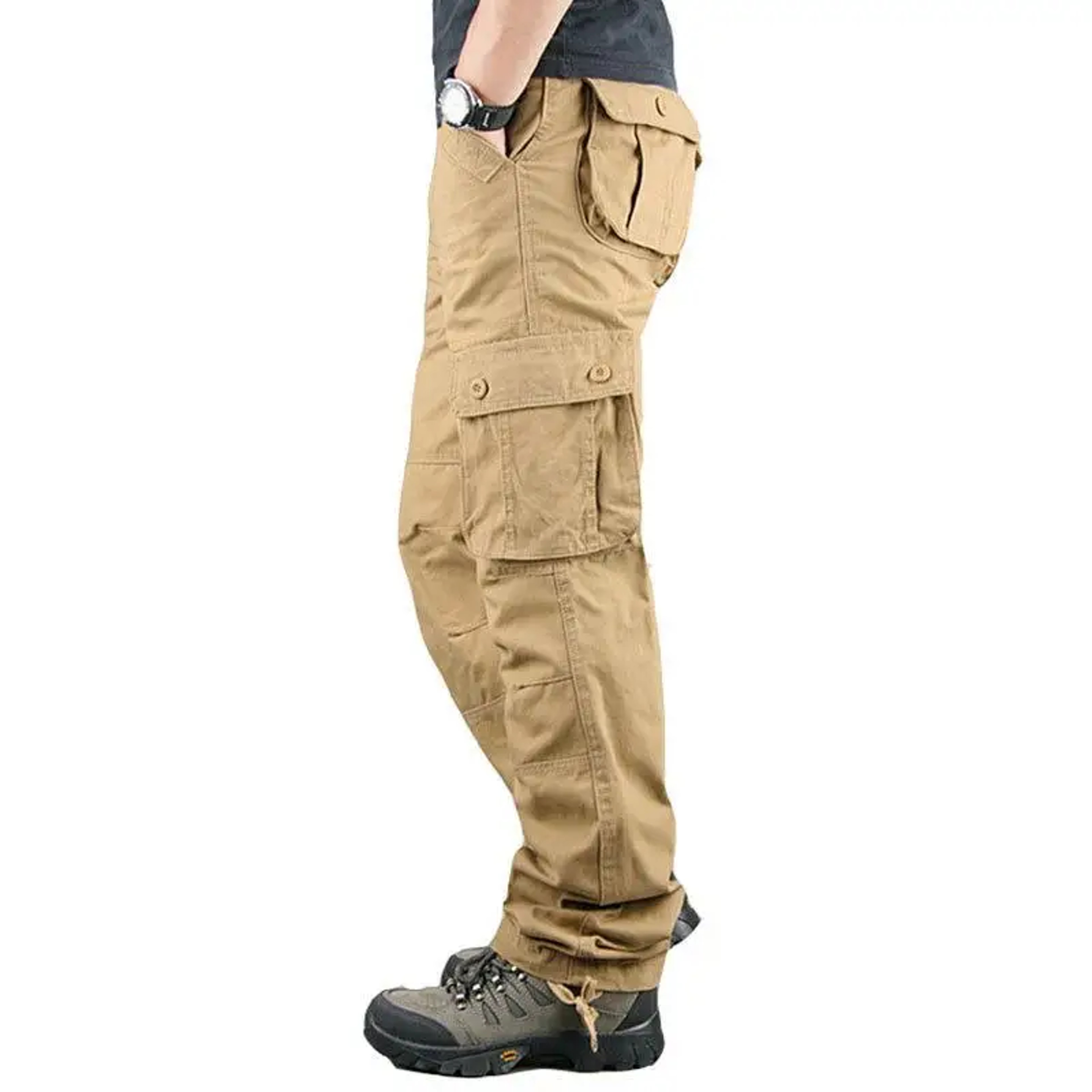 Tactical Cargo Pants For Men Cotton Overalls For Outdoor Work 7