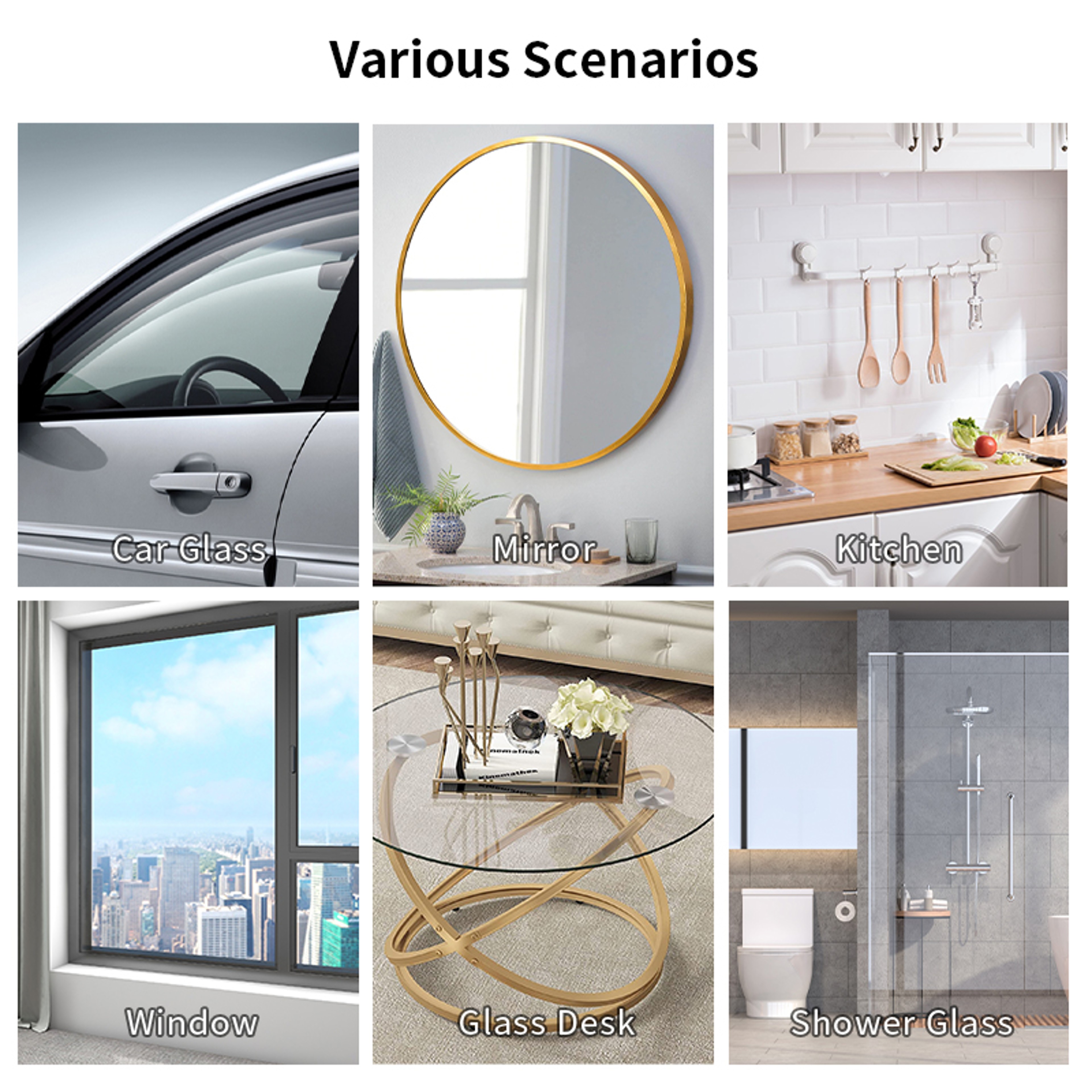 Bathroom Shower Squeegee Household Glass Wiper Silicone Scraper Tiles Cleaning Tool With Hanging Ho 4
