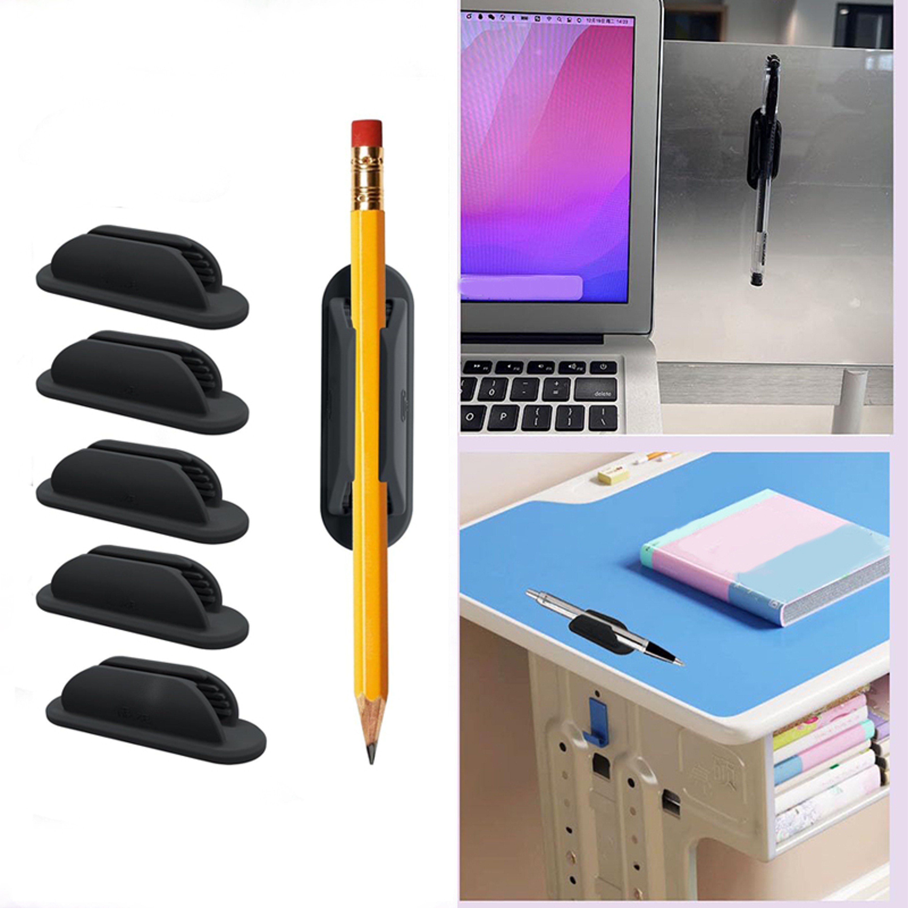 Pen Holder Office Educational Desk Organization Accessories Pen Stand AntiLoss Organization Solutio