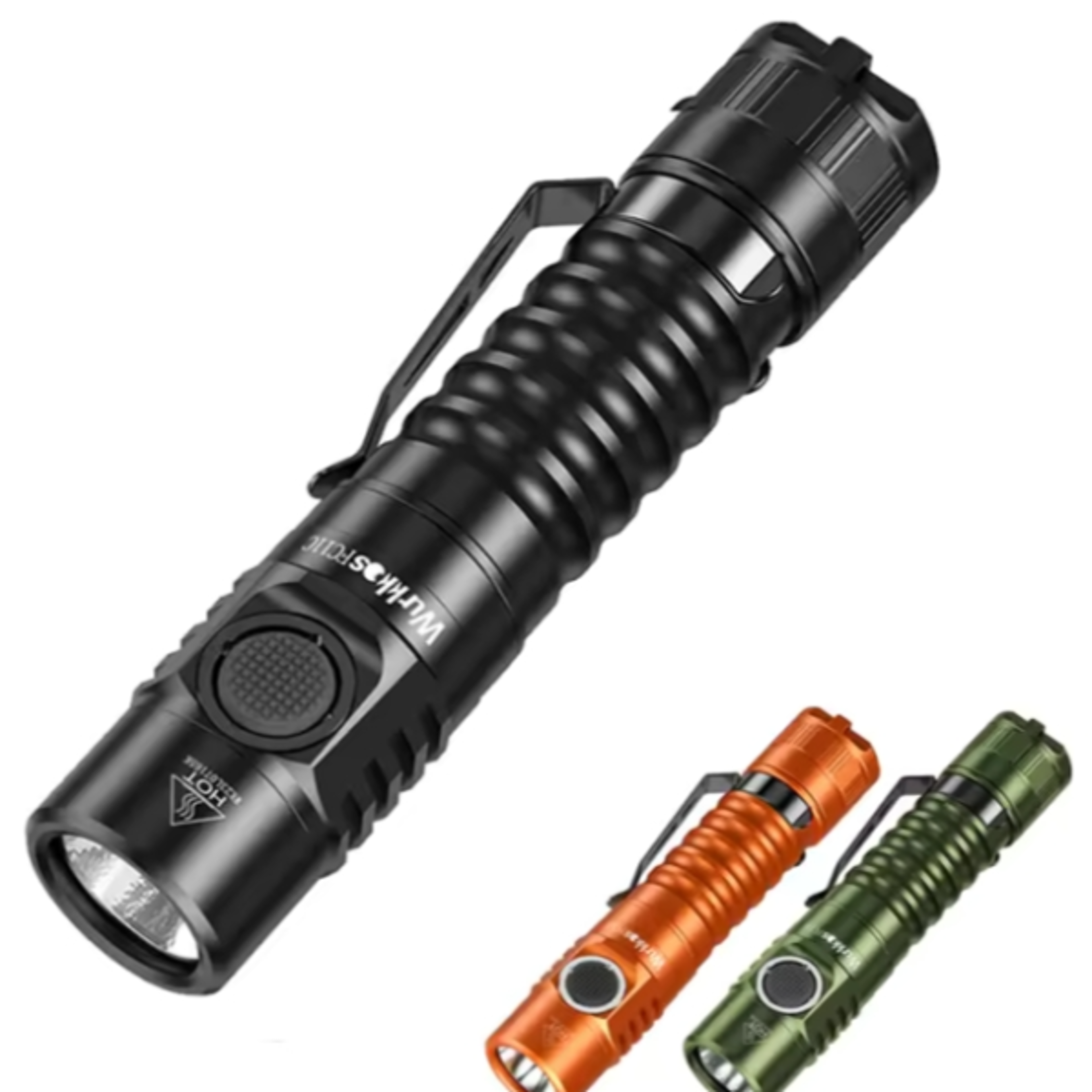 Buck Circuit Hiking Flashlight Max Output USB C Rechargeable EDC Torch Powerful Outdoor Light