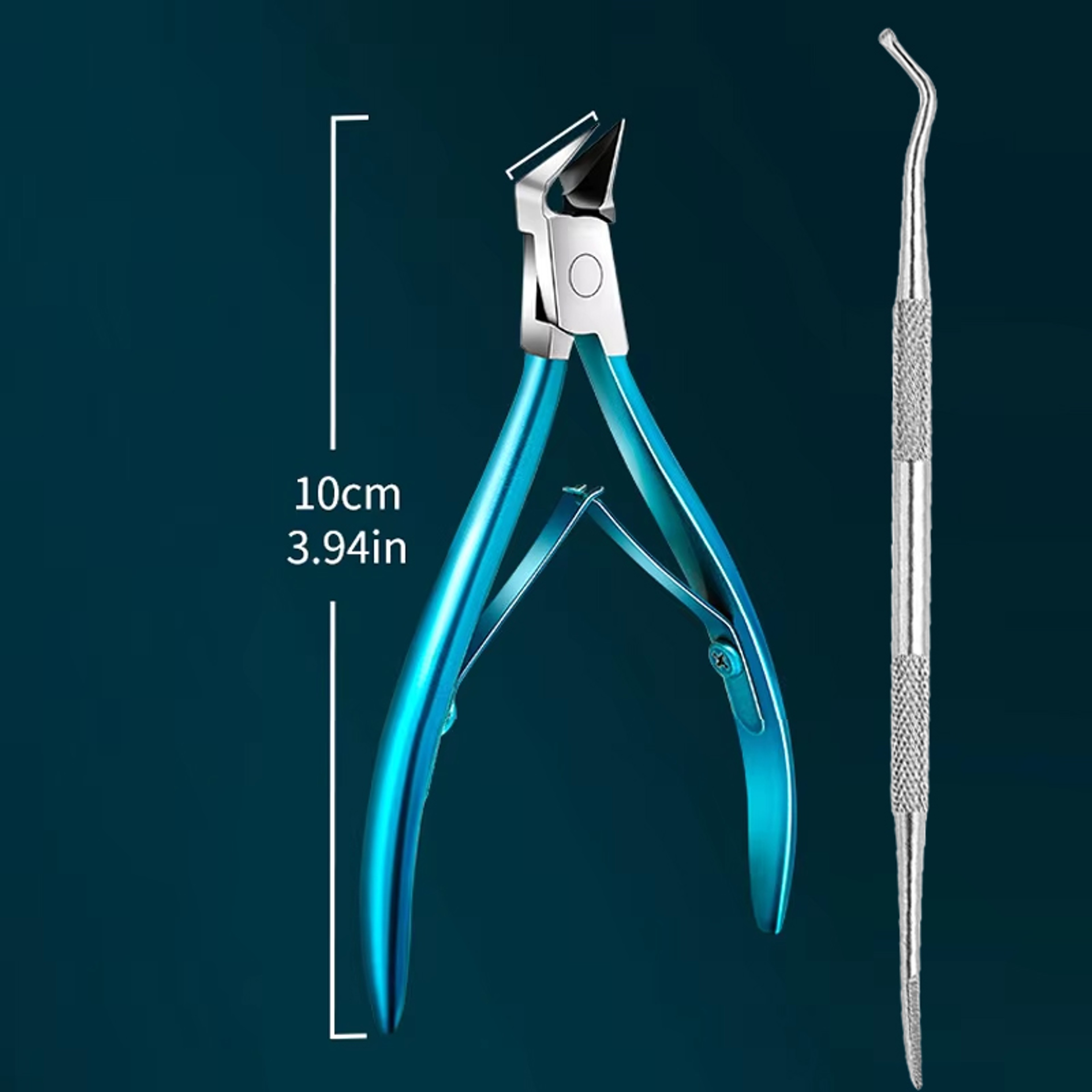 Nail Clipper Manicure Tools Stainless Steel Toenail Clipper Straight Blade For Ingrown  Thick Nails 4