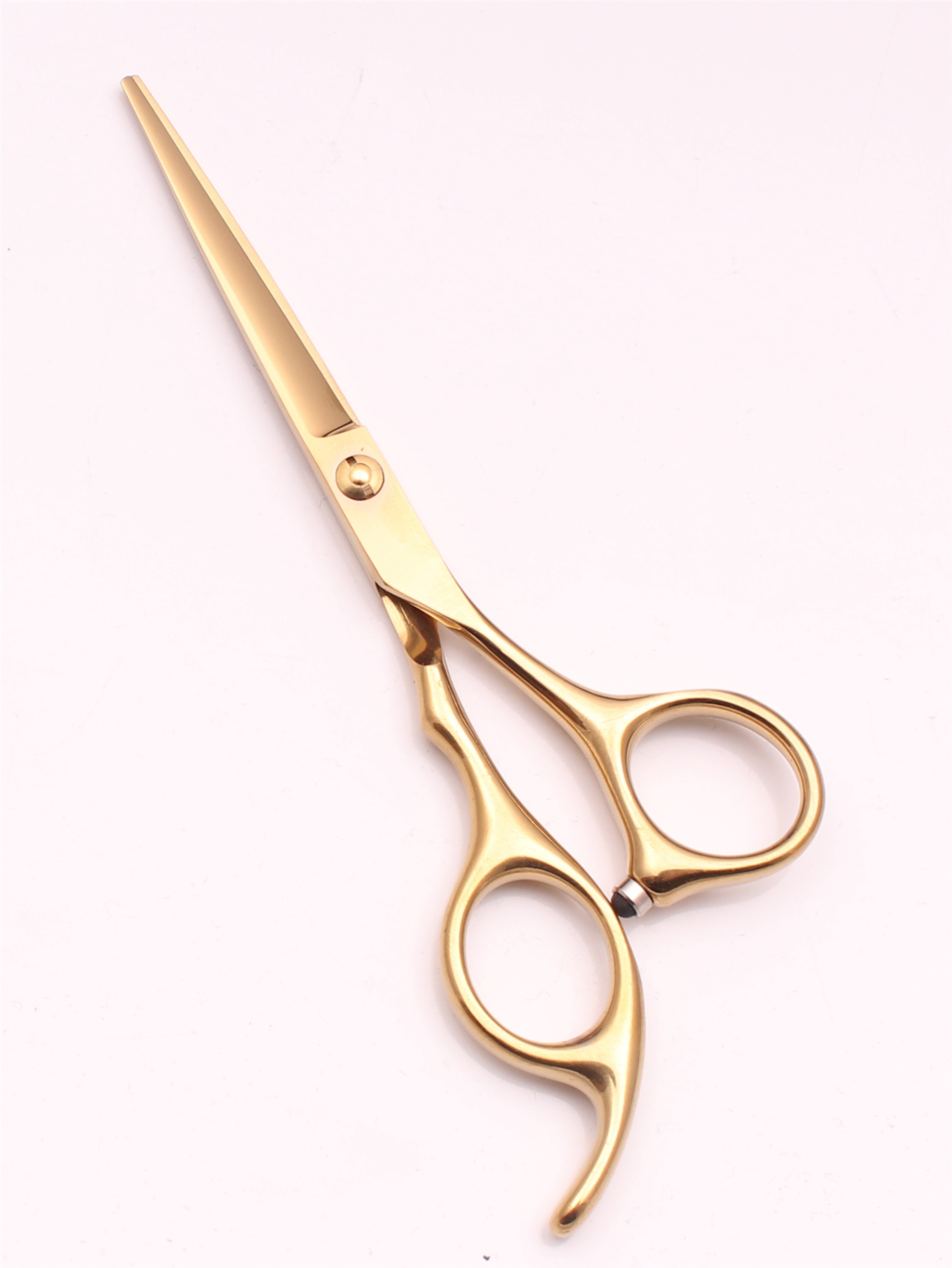 Professional Hair Scissors Barber Shop, Steel Gold Cutting Shears, Hair dresser Barber Tools – view 4