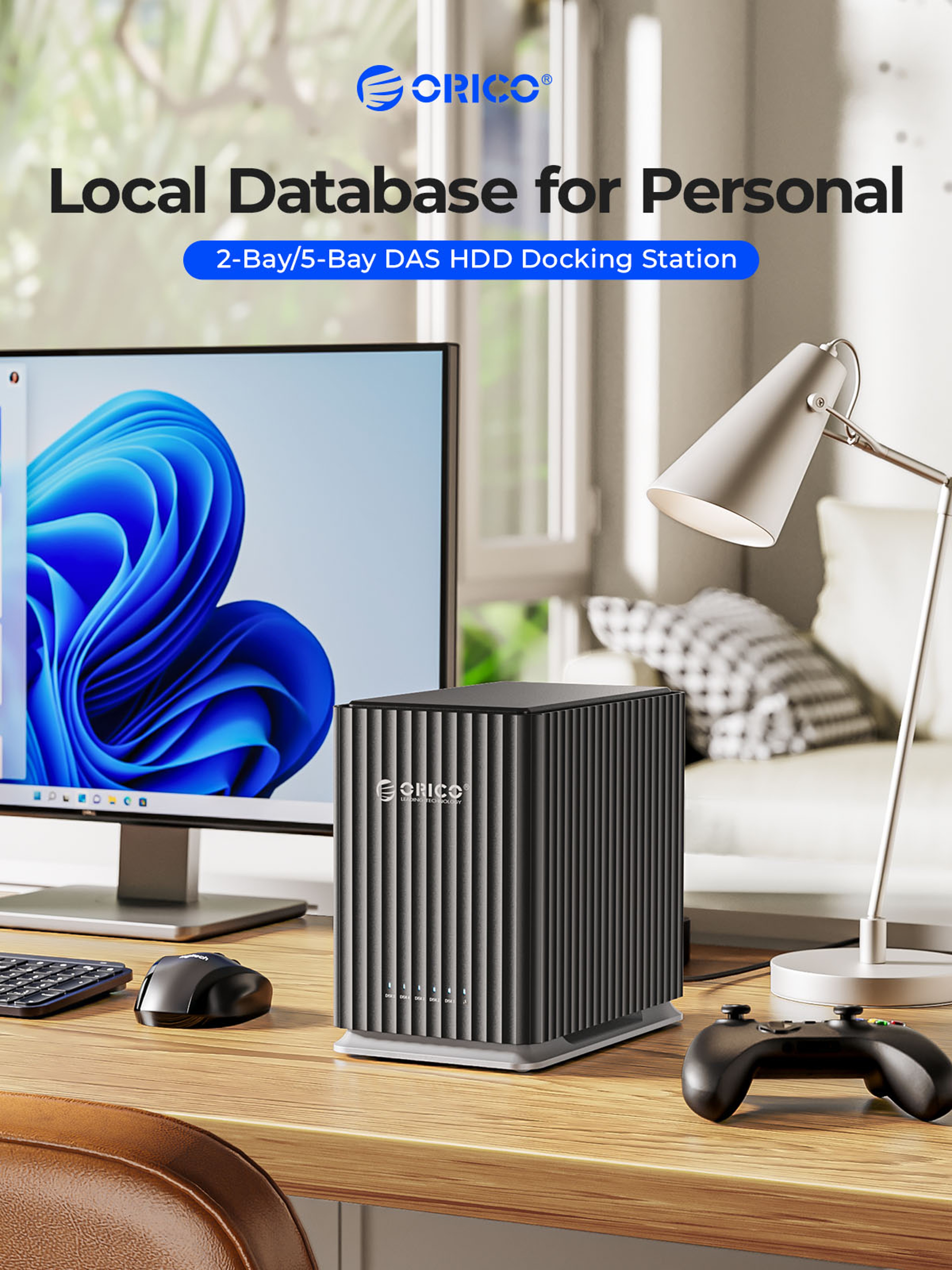 Docking Station TypeC Personal Storage Power Supply Silent Design Strong Heat Dissipation 2