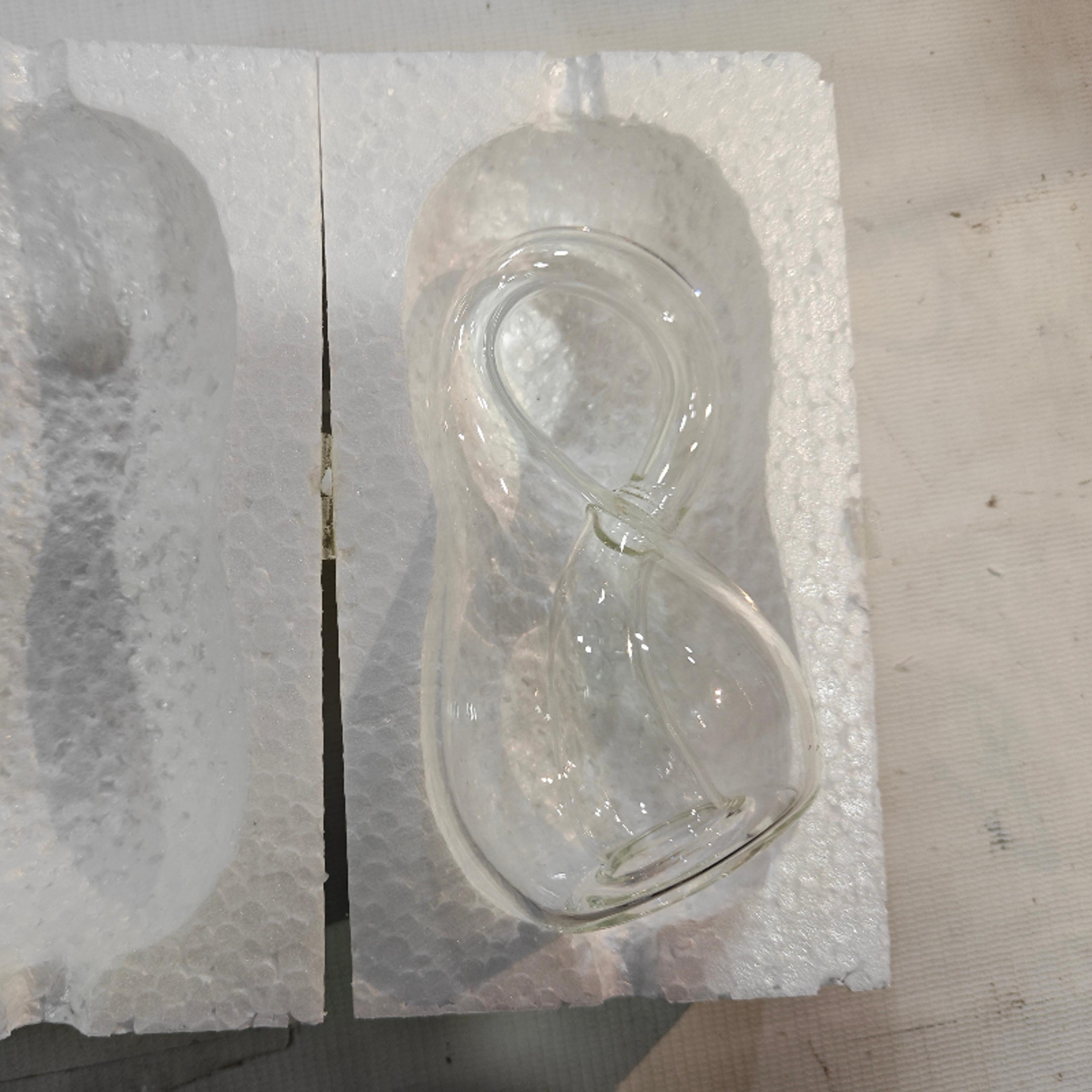 Bottles Thickened Ornaments Fourdimensional Space Decorative Glass Bottle Gifts Transparent Glass H 5