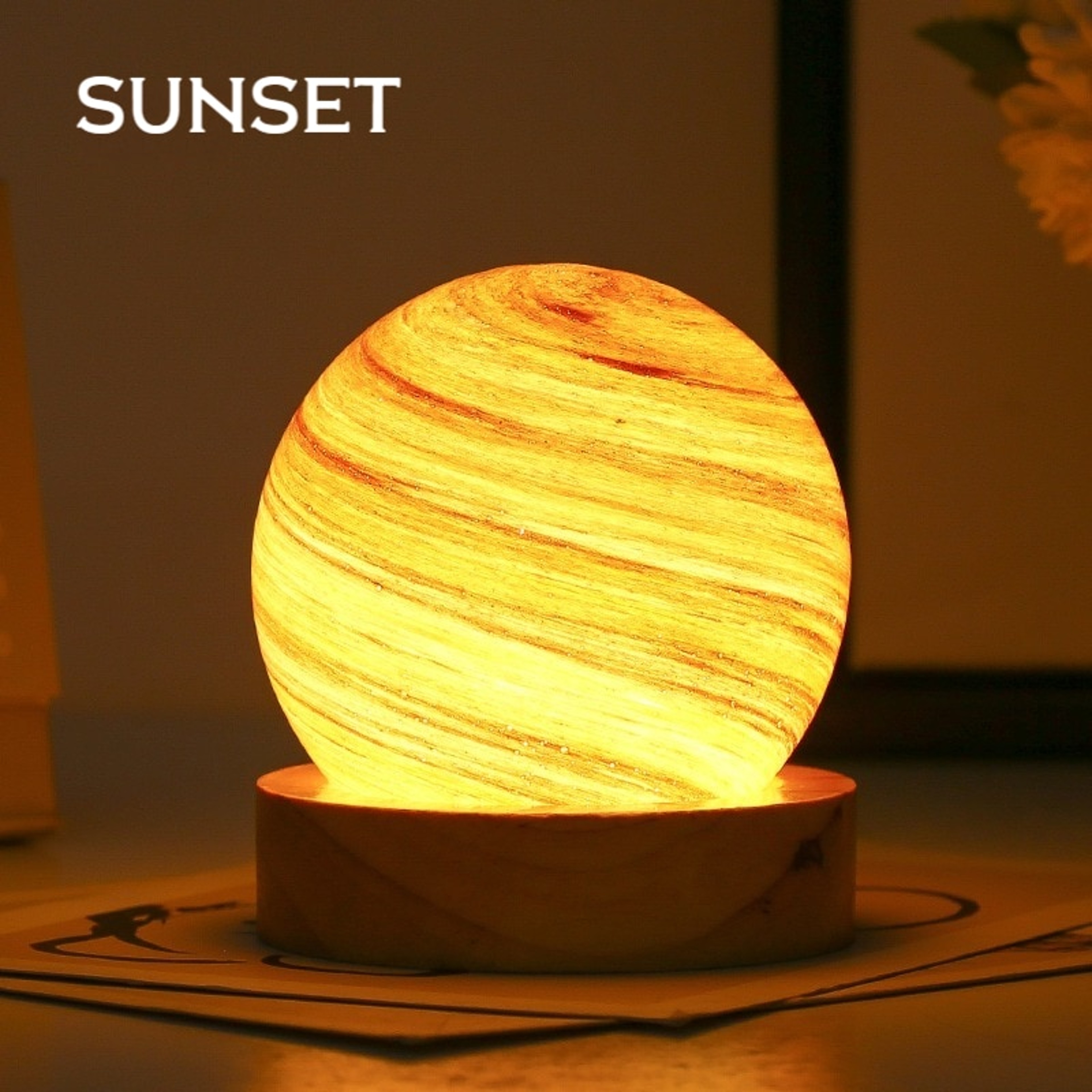Random Delivery Blind Box Surprise Mini Night Light, Aurora Starry Dawn Sunset Planet USB Powered for Bedroom – view 6
