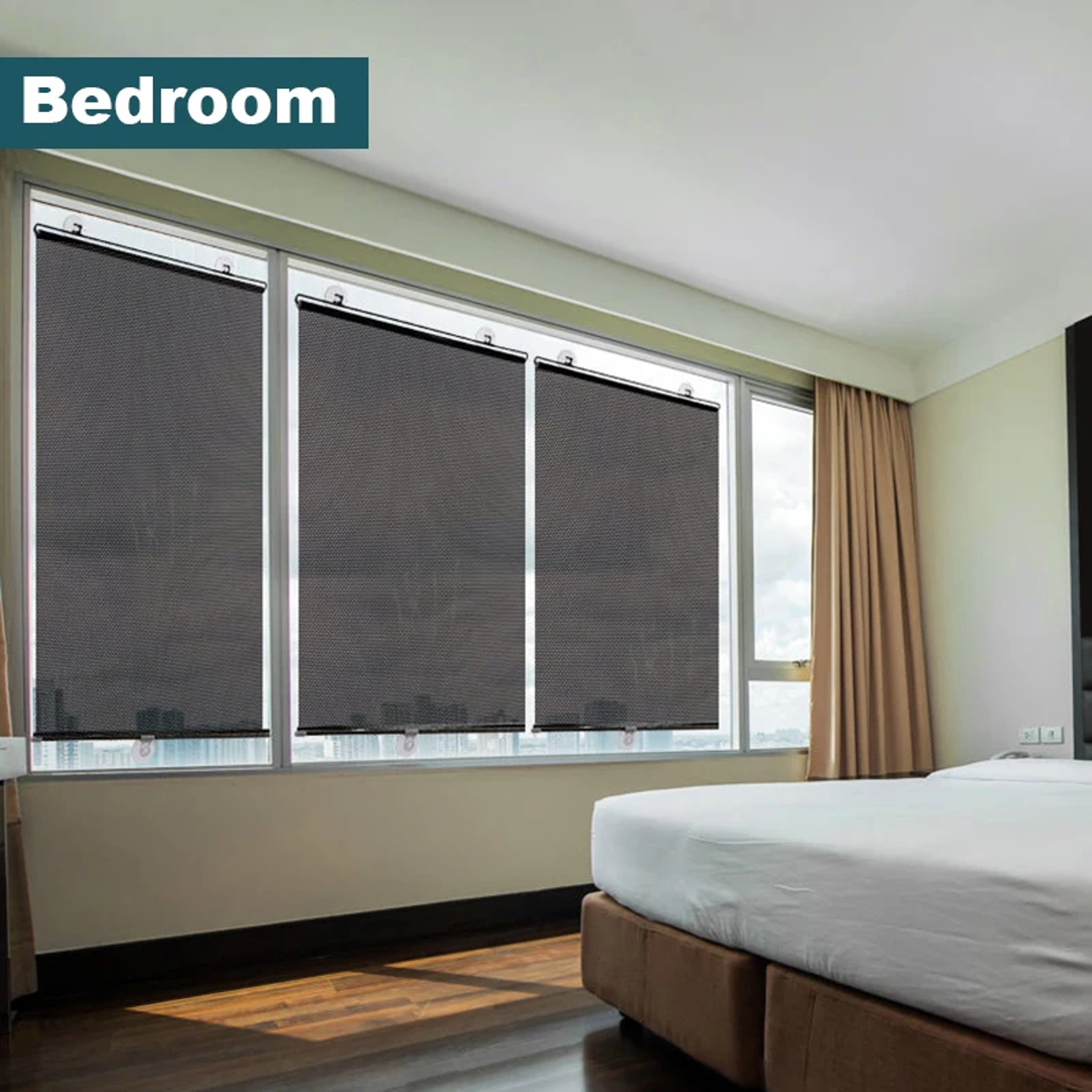 Portable Suction Cup Privacy Blinds 3