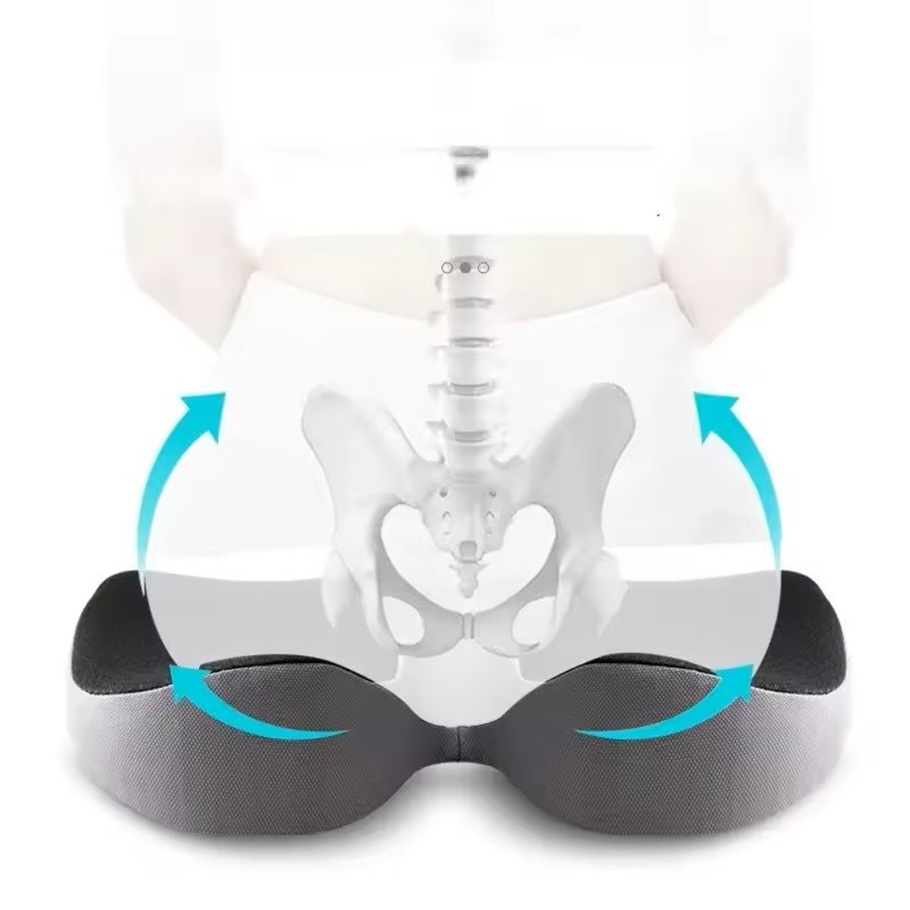Orthopedic Memory Foam Seat Cushion For Back Pain Relief 3