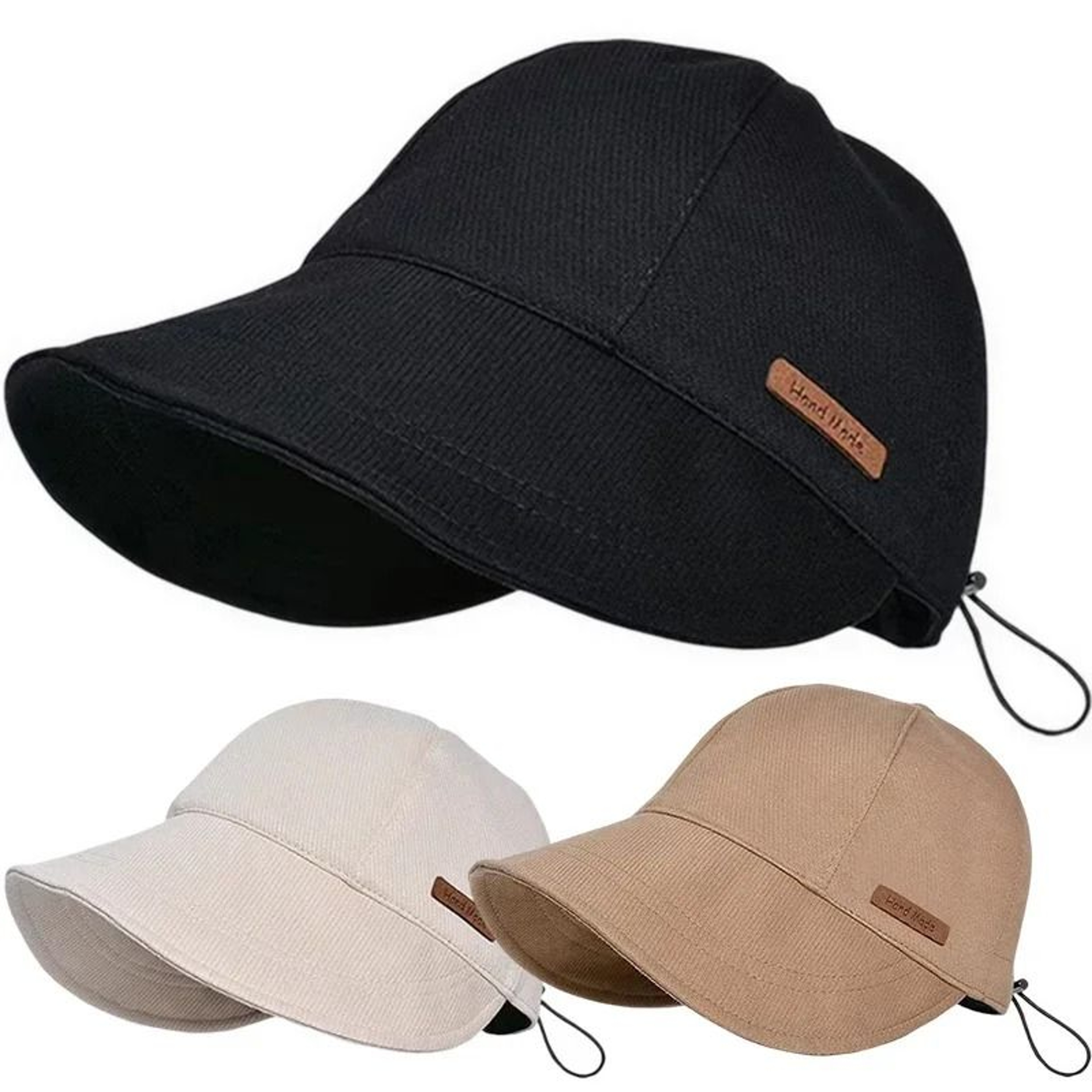 Womens Foldable UV Protection Sun Hat With Wide Brim 2